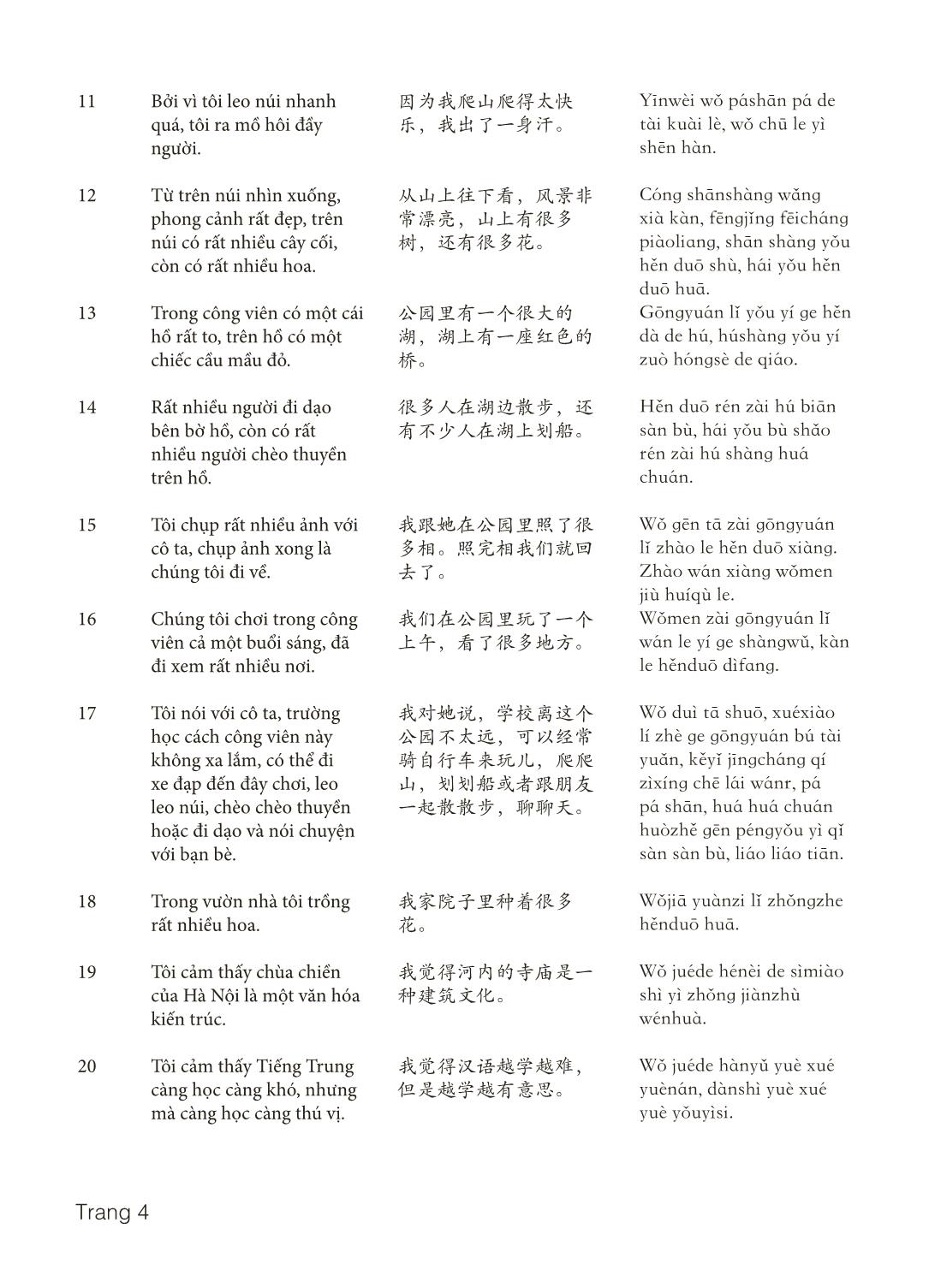 3000 Câu đàm thoại tiếng Hoa - Phần 20 trang 4