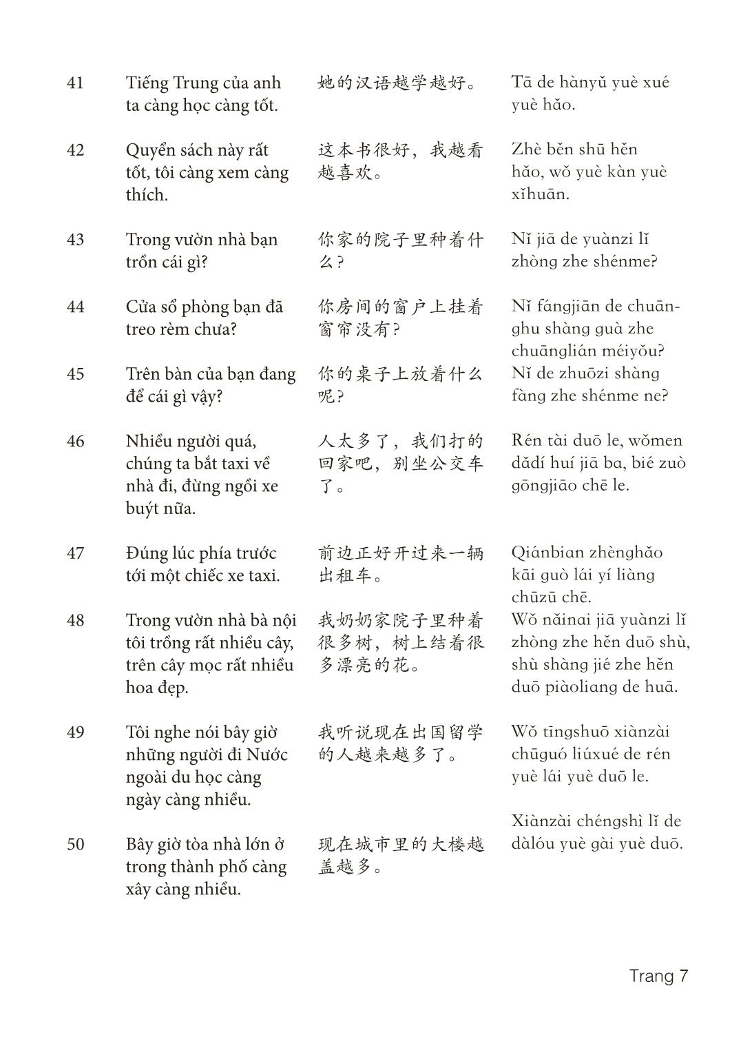 3000 Câu đàm thoại tiếng Hoa - Phần 20 trang 7