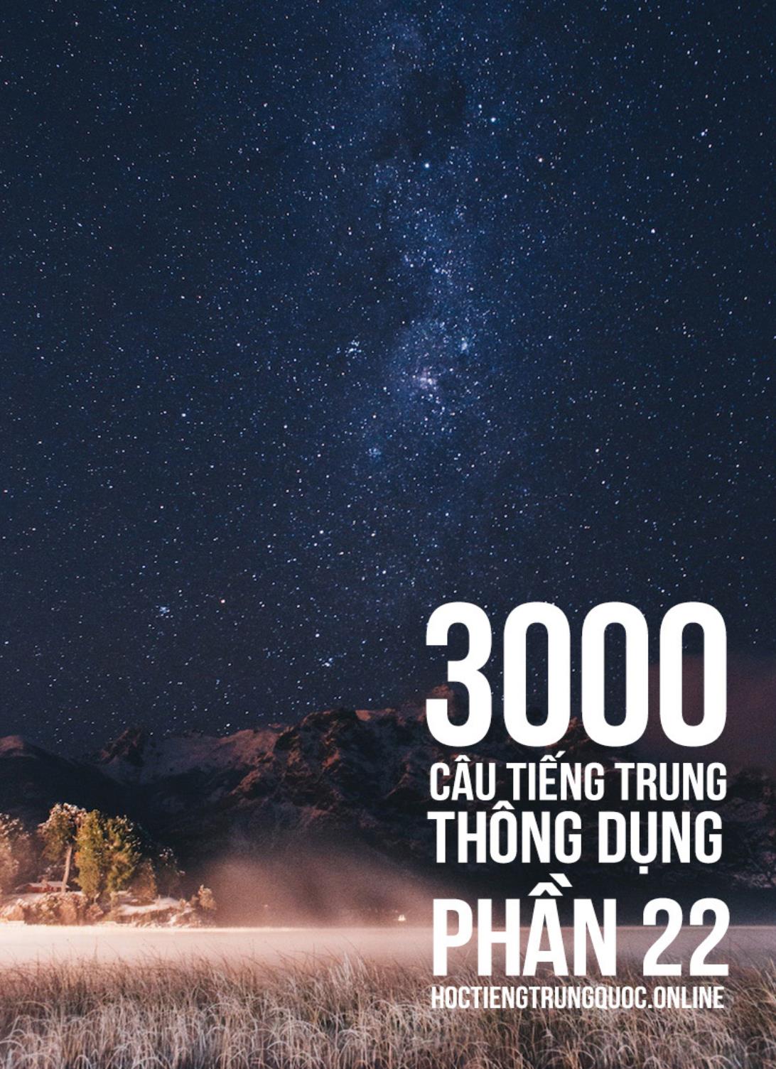 3000 Câu đàm thoại tiếng Hoa - Phần 22 trang 1