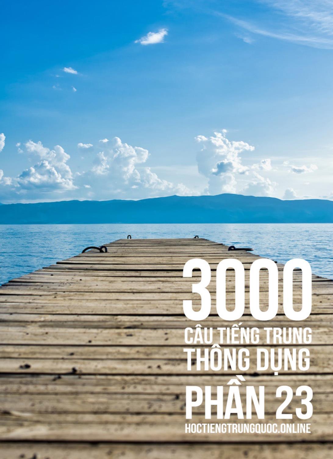 3000 Câu đàm thoại tiếng Hoa - Phần 23 trang 1