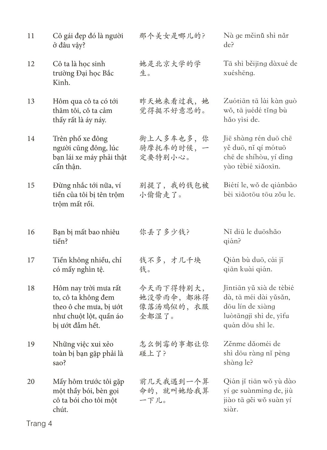 3000 Câu đàm thoại tiếng Hoa - Phần 23 trang 4