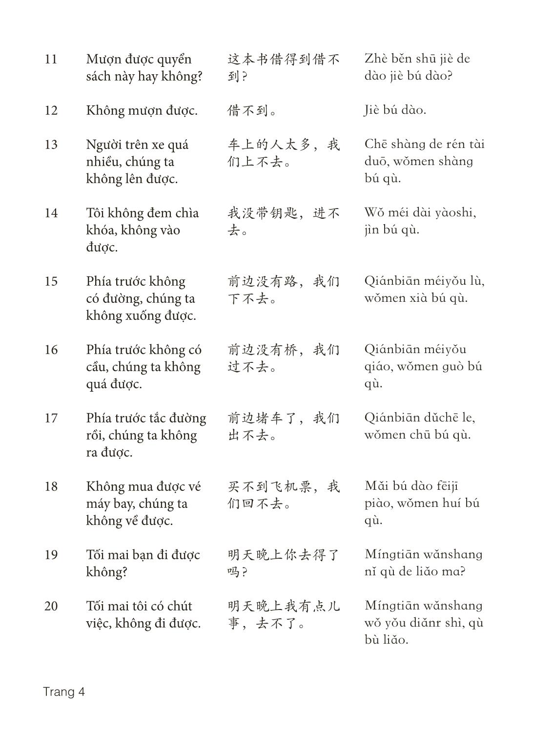 3000 Câu đàm thoại tiếng Hoa - Phần 24 trang 4
