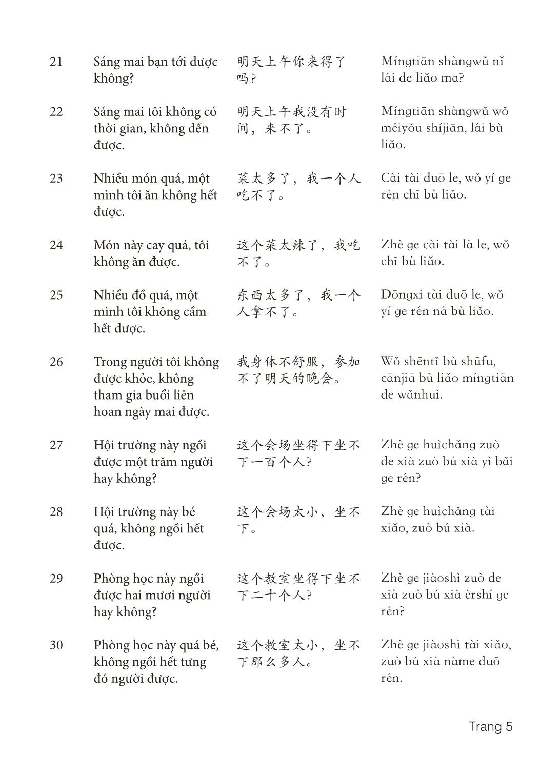3000 Câu đàm thoại tiếng Hoa - Phần 24 trang 5