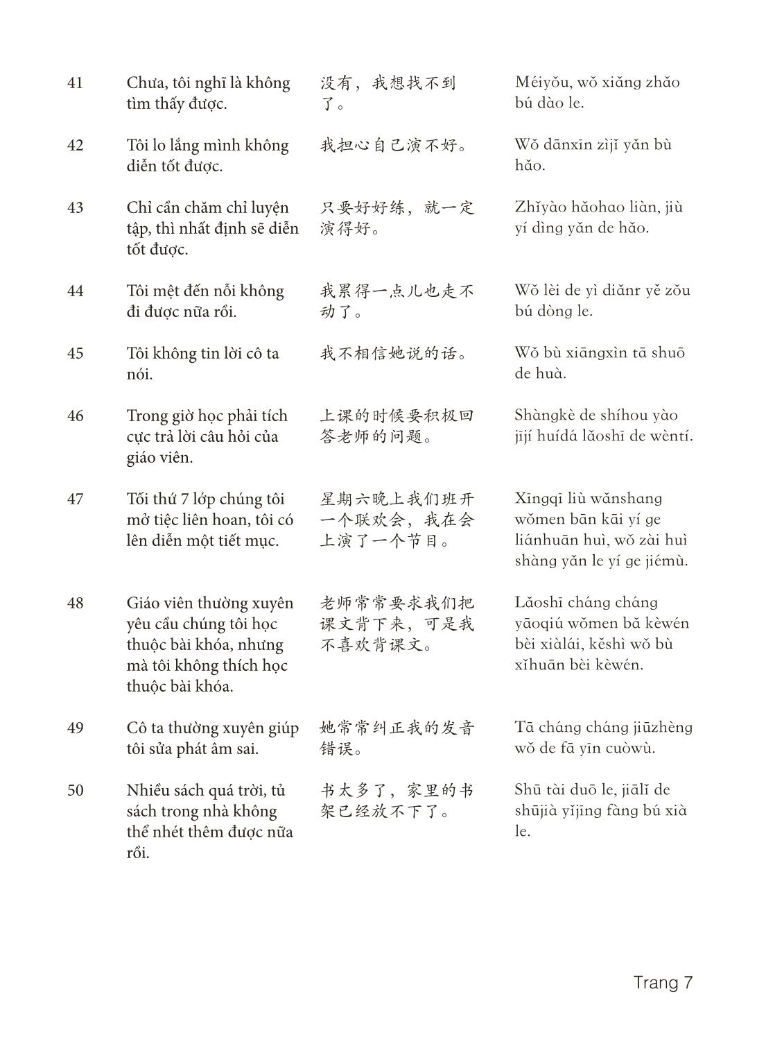 3000 Câu đàm thoại tiếng Hoa - Phần 25 trang 7