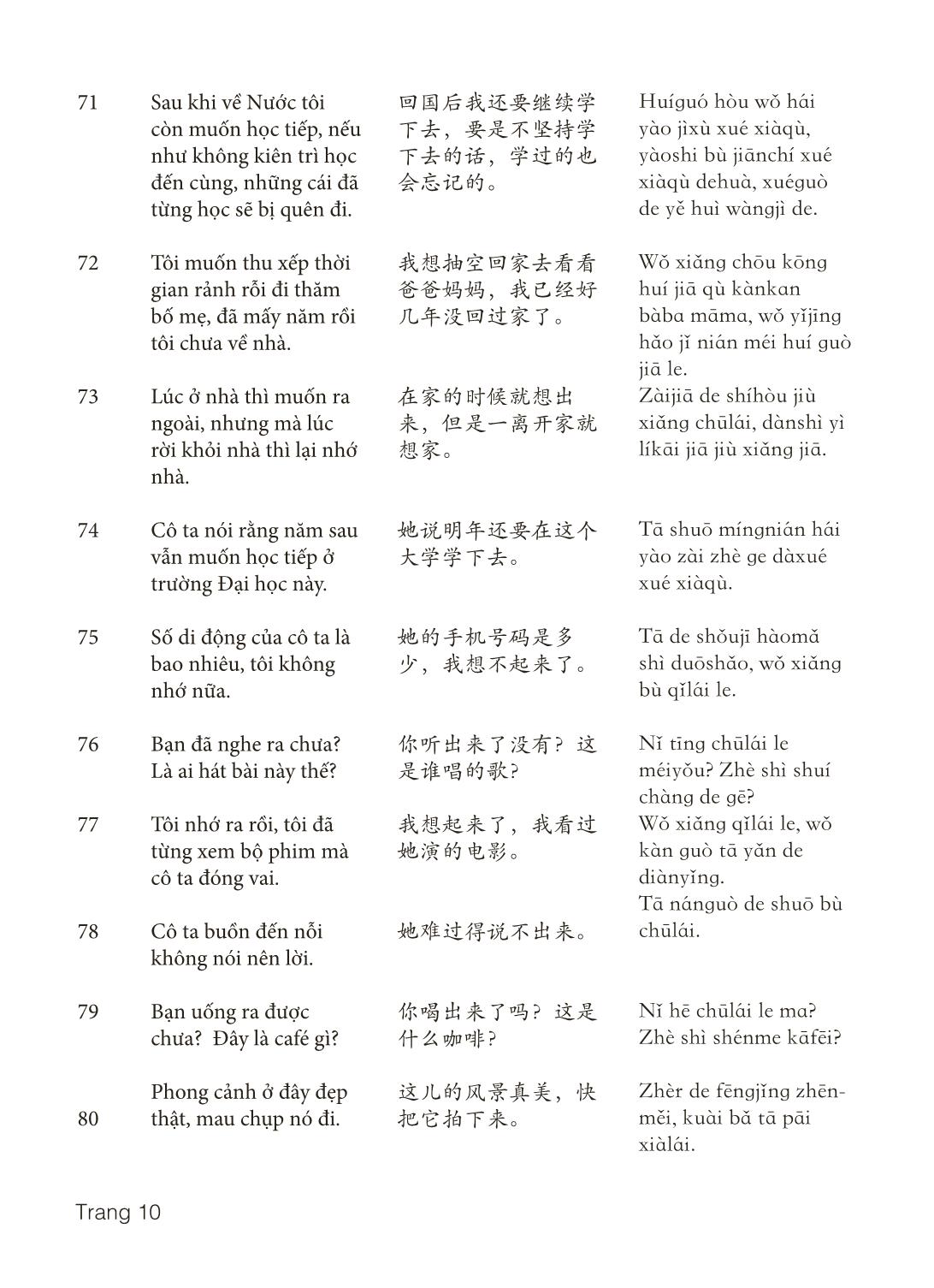 3000 Câu đàm thoại tiếng Hoa - Phần 26 trang 10