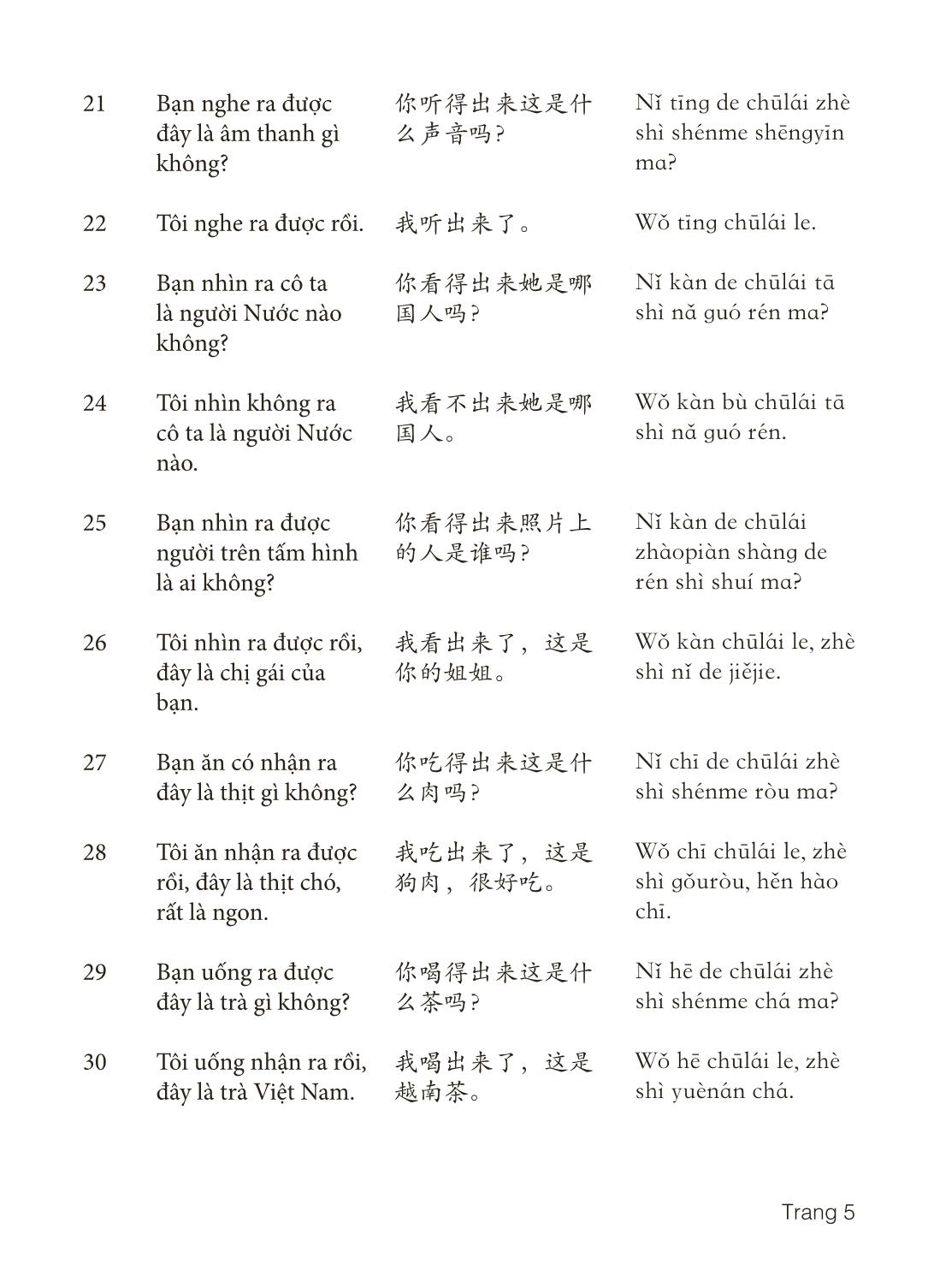 3000 Câu đàm thoại tiếng Hoa - Phần 26 trang 5