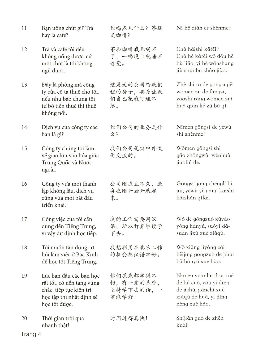3000 Câu đàm thoại tiếng Hoa - Phần 27 trang 4