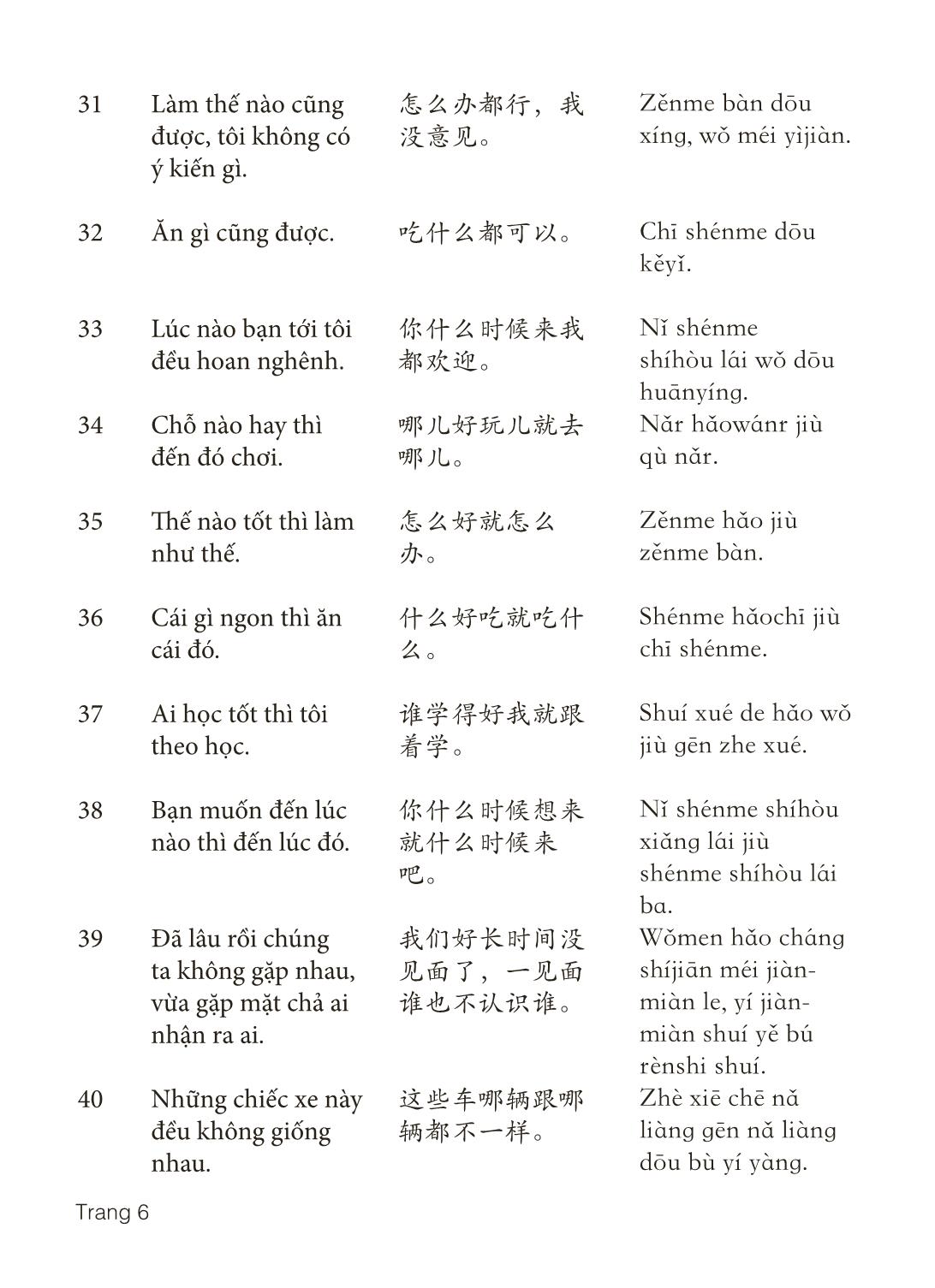 3000 Câu đàm thoại tiếng Hoa - Phần 27 trang 6