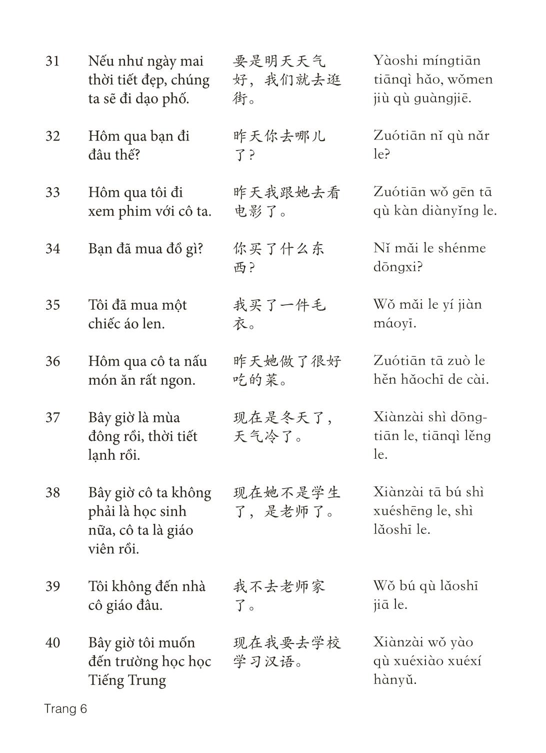 3000 Câu đàm thoại tiếng Hoa - Phần 30 trang 6