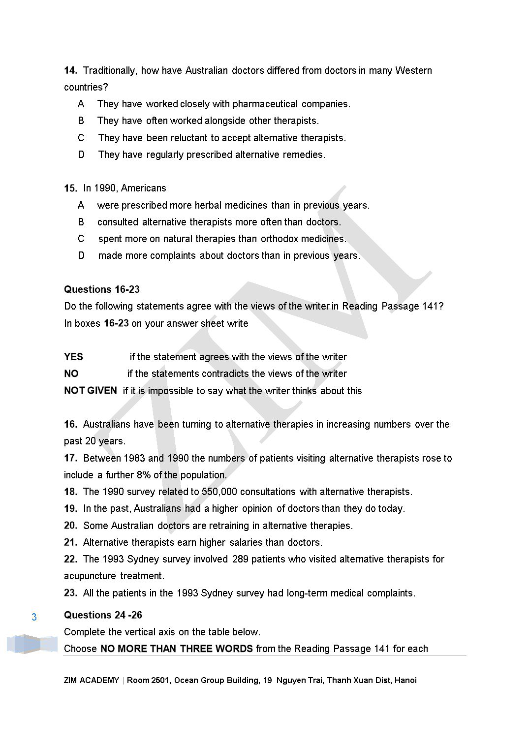 Ielts Academic Reading Sample 141 trang 3