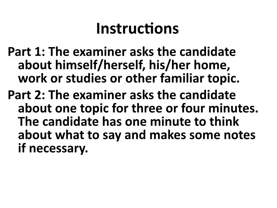 Bài giảng Speaking Test Level B1 trang 2