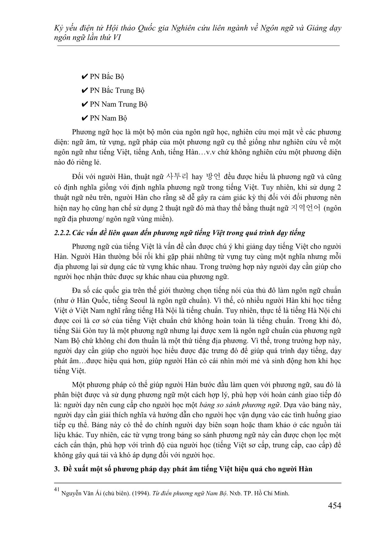 Những điểm cần lưu ý khi dạy phát âm tiếng Việt cho người Hàn trang 5