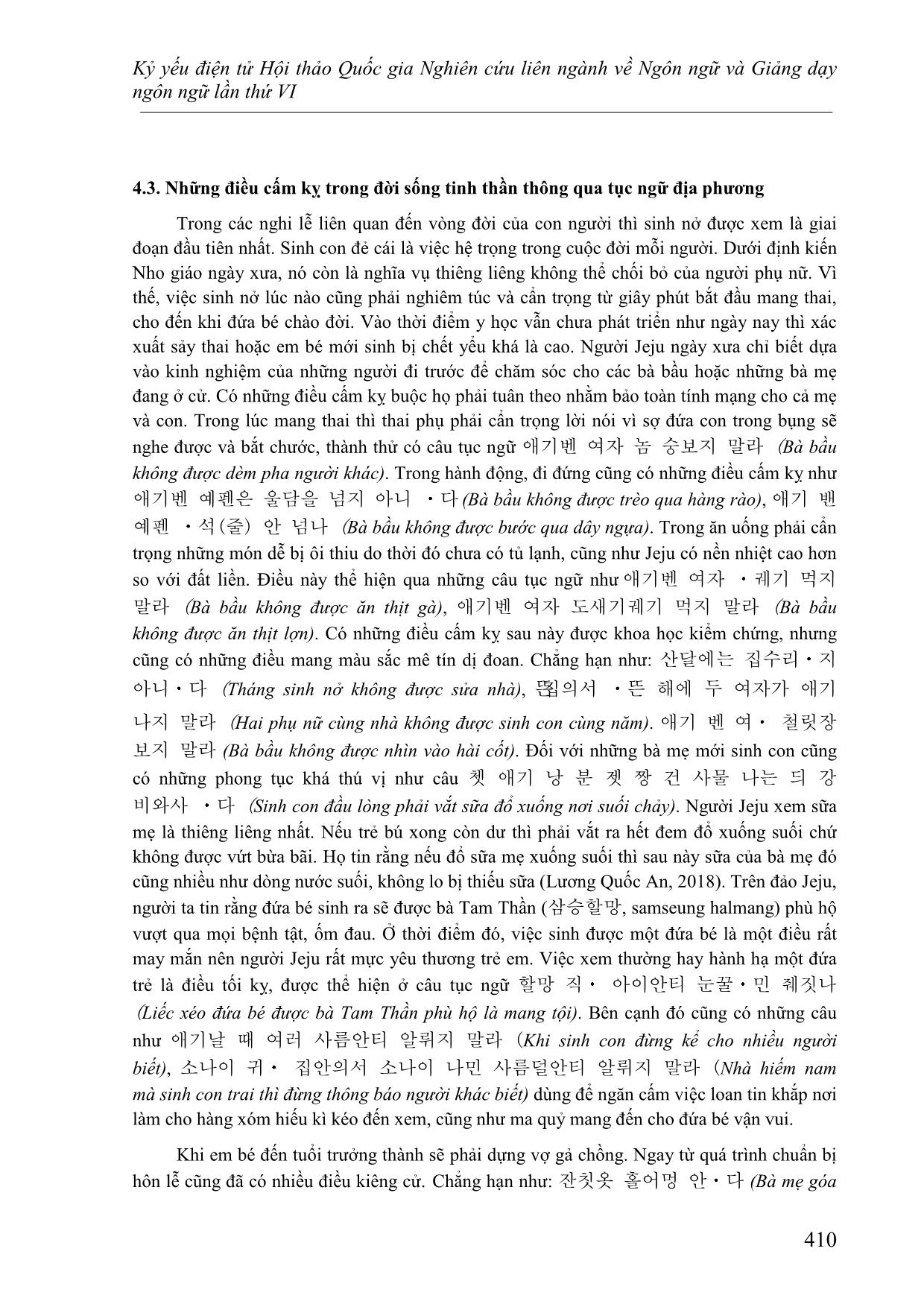 Những điều cấm kỳ trong văn hoá Jeju (Hàn Quốc) thông qua tục ngữ địa phương trang 10