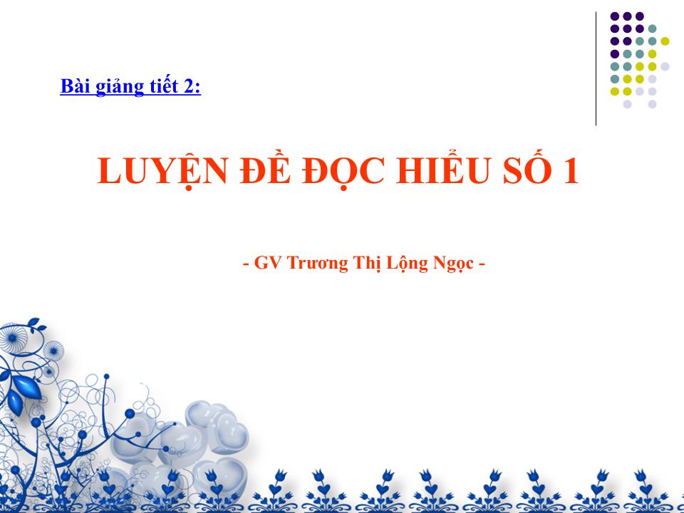 Bài giảng Luyện thi THPT Quốc gia môn Ngữ văn trang 7