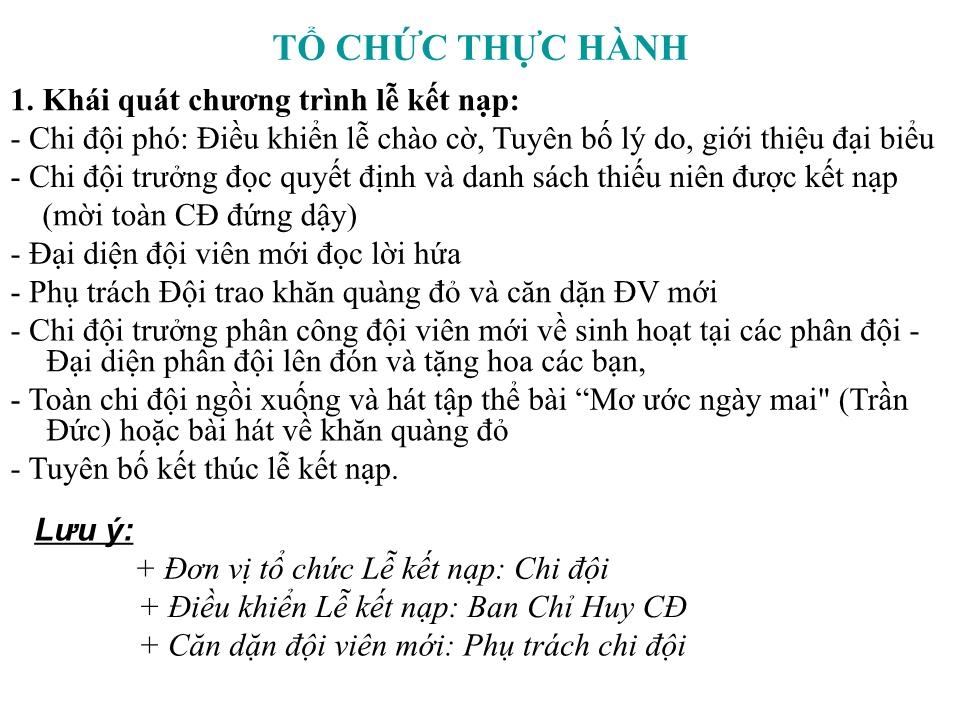 Bài giảng Công tác đội Thiếu niên Tiền phong Hồ Chí Minh - Hoàng Thị Kèm trang 5