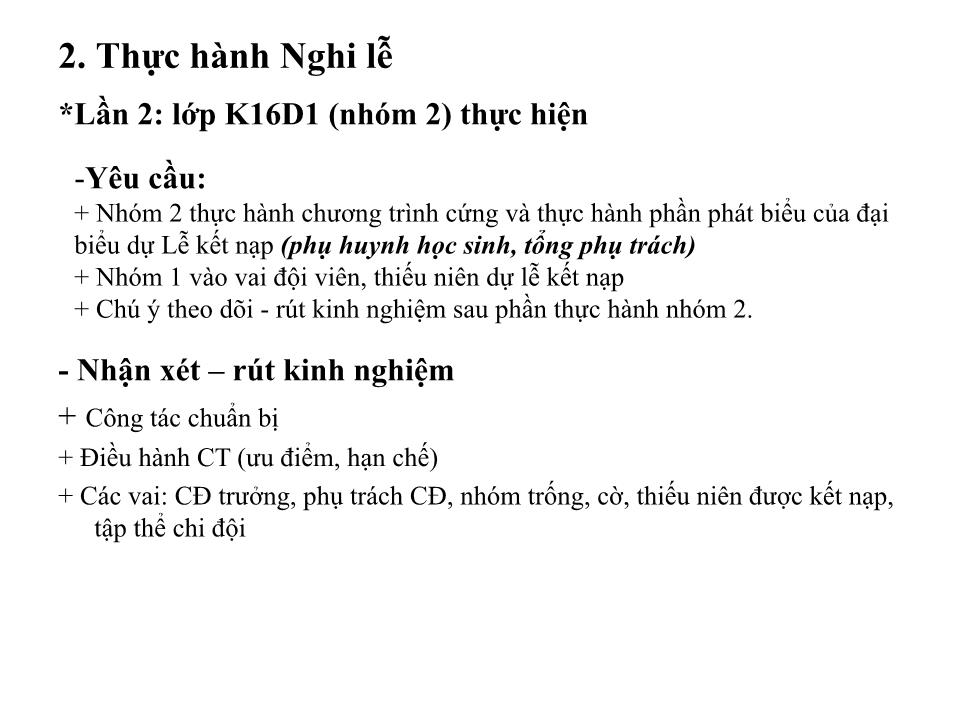 Bài giảng Công tác đội Thiếu niên Tiền phong Hồ Chí Minh - Hoàng Thị Kèm trang 8