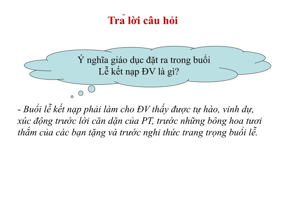 Bài giảng Công tác đội Thiếu niên Tiền phong Hồ Chí Minh - Hoàng Thị Kèm trang 9