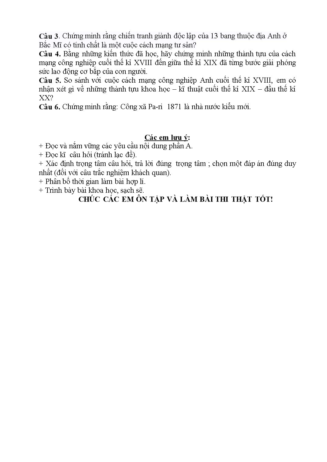 Đề cương ôn tập cuối học kỳ II môn Lịch sử Lớp 10 - Năm học 2020-2021 - Trường THPT Phúc Thọ trang 7