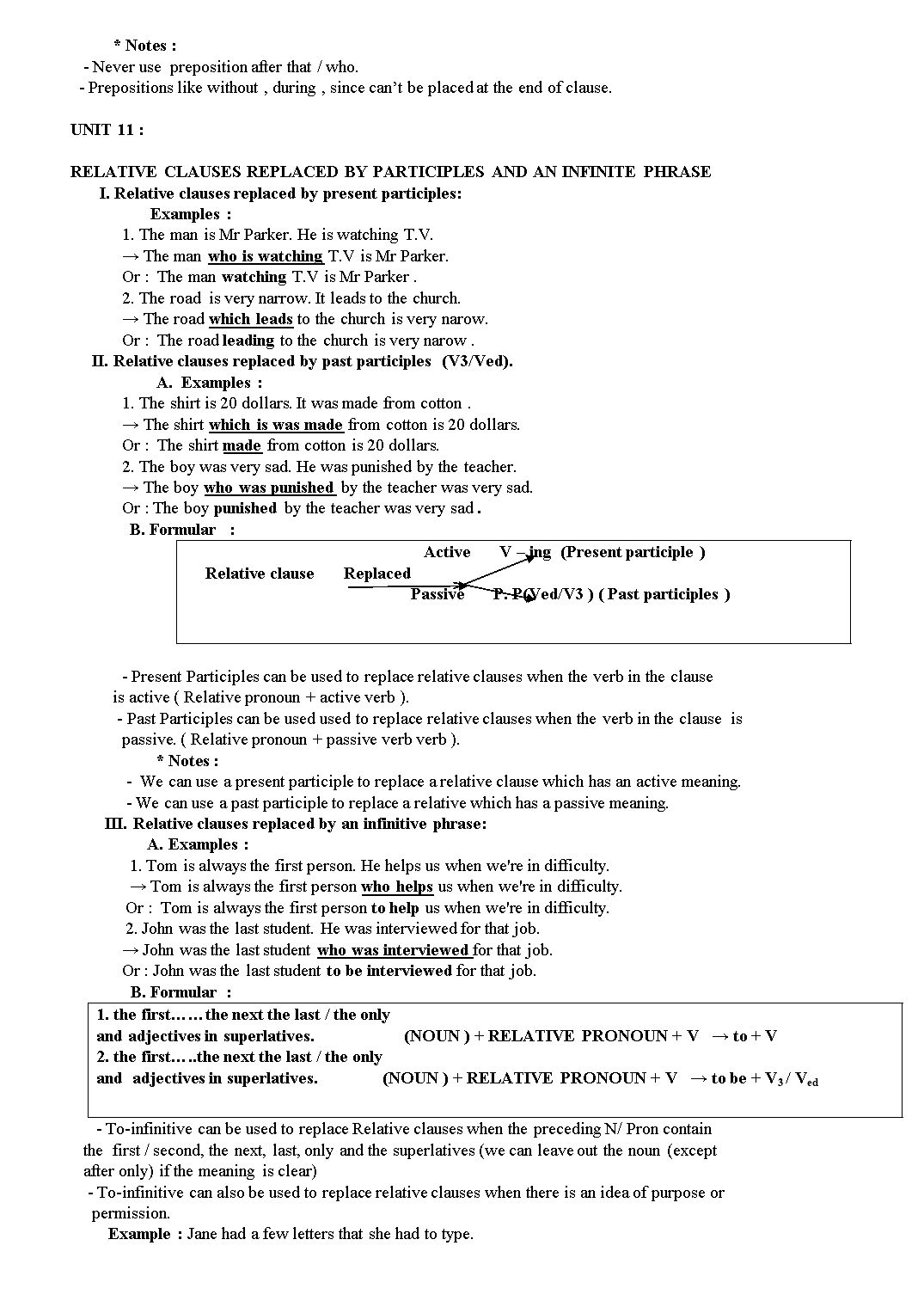 Hướng dẫn ôn tập học kỳ II môn Tiếng Anh Lớp 11 - Năm học 2020-2021 - Trường THPT Tôn Thất Tùng trang 2