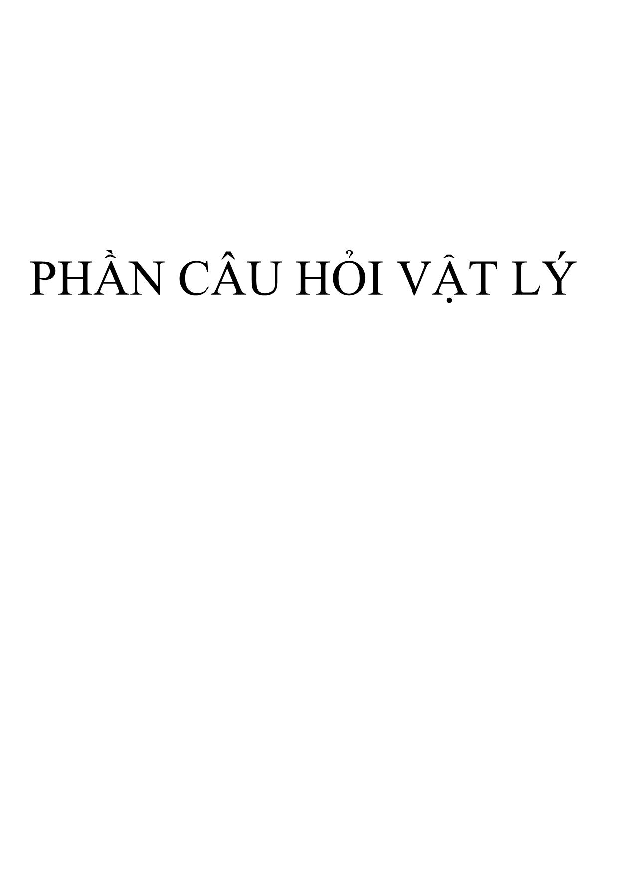 500 Bài tập trắc nghiệm Vật lý lấy trọn điểm 7 THPT Quốc gia trang 2