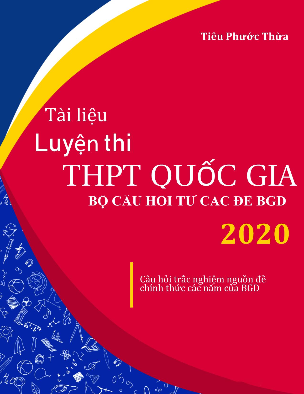 Tài liệu Luyện thi THPT Quốc gia môn Toán năm 2020 trang 1