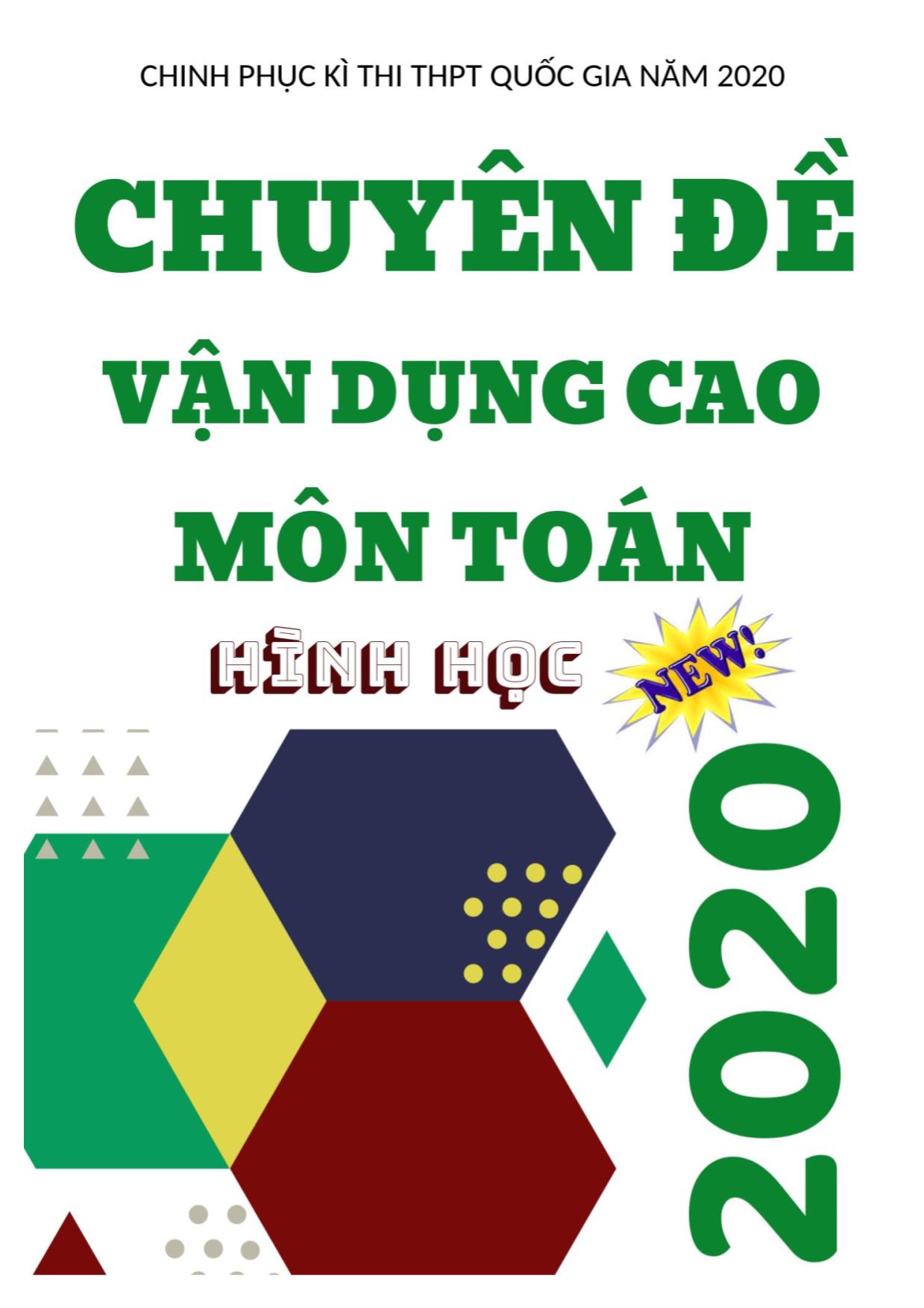 Chinh phục kỳ thi THPT Quốc gia môn Toán - Chuyên đề: Vận dụng cao môn Toán (Hình học) trang 1