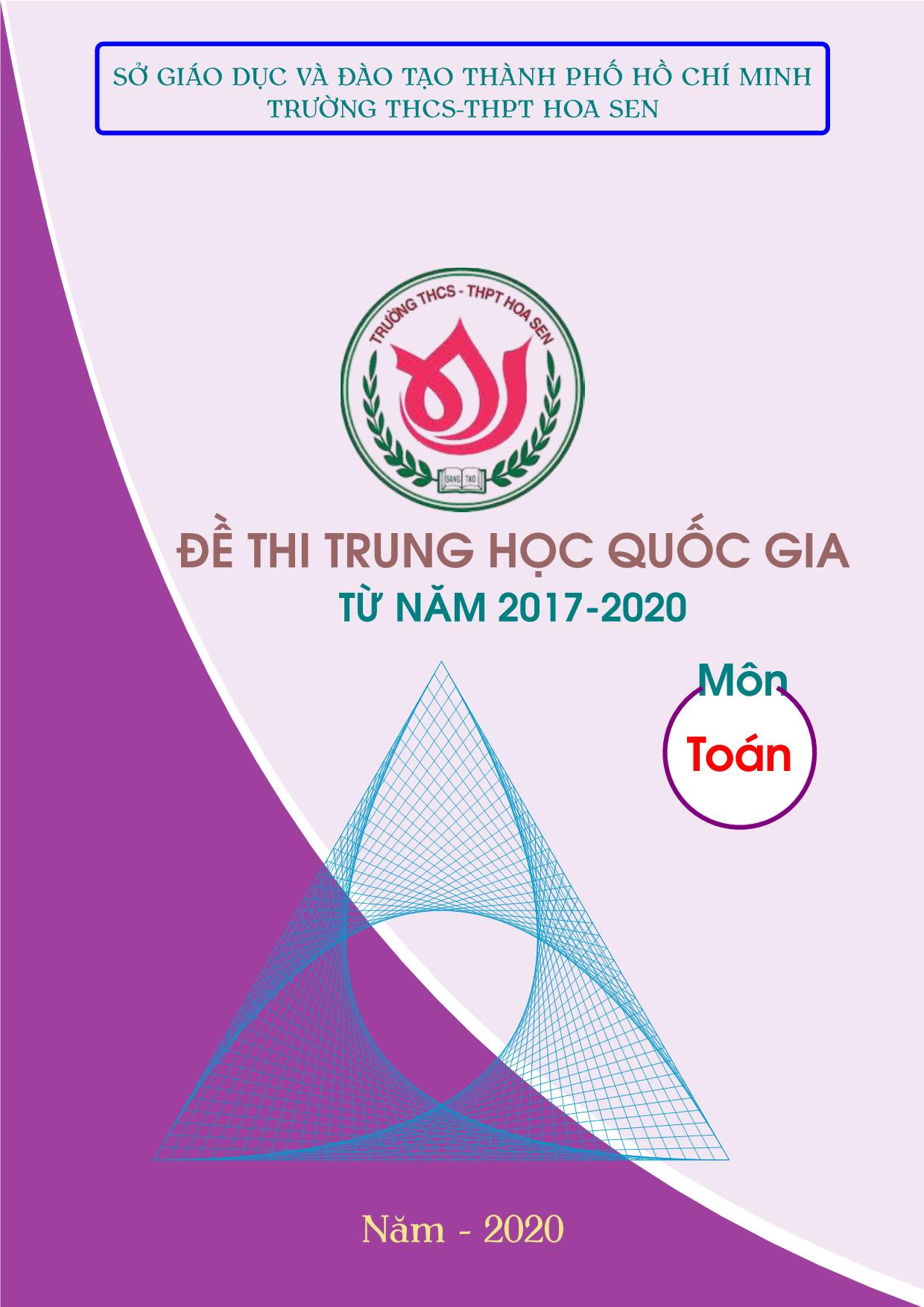 Đề thi trung học quốc gia từ năm 2017-2020 môn Toán trang 1