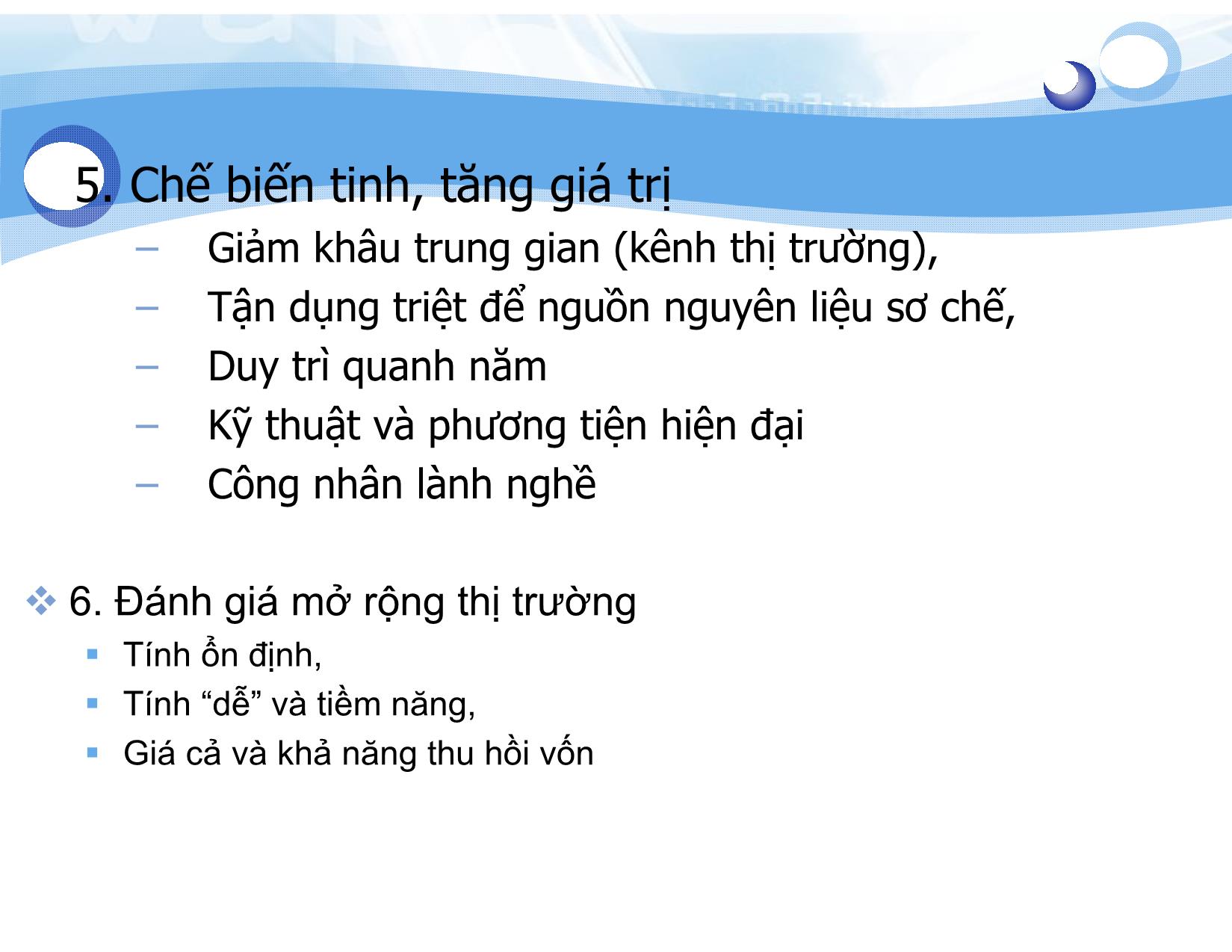 Bài giảng Lâm sản ngoài gỗ - Bài 6: Chiến lược quản lý Lâm sản ngoài gỗ - Nguyễn Quốc Bình trang 10