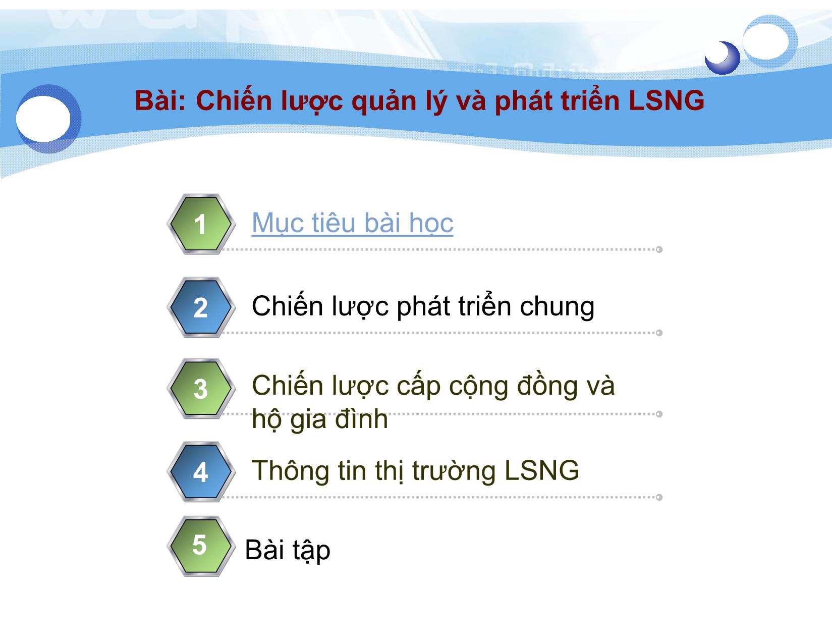 Bài giảng Lâm sản ngoài gỗ - Bài 6: Chiến lược quản lý Lâm sản ngoài gỗ - Nguyễn Quốc Bình trang 2