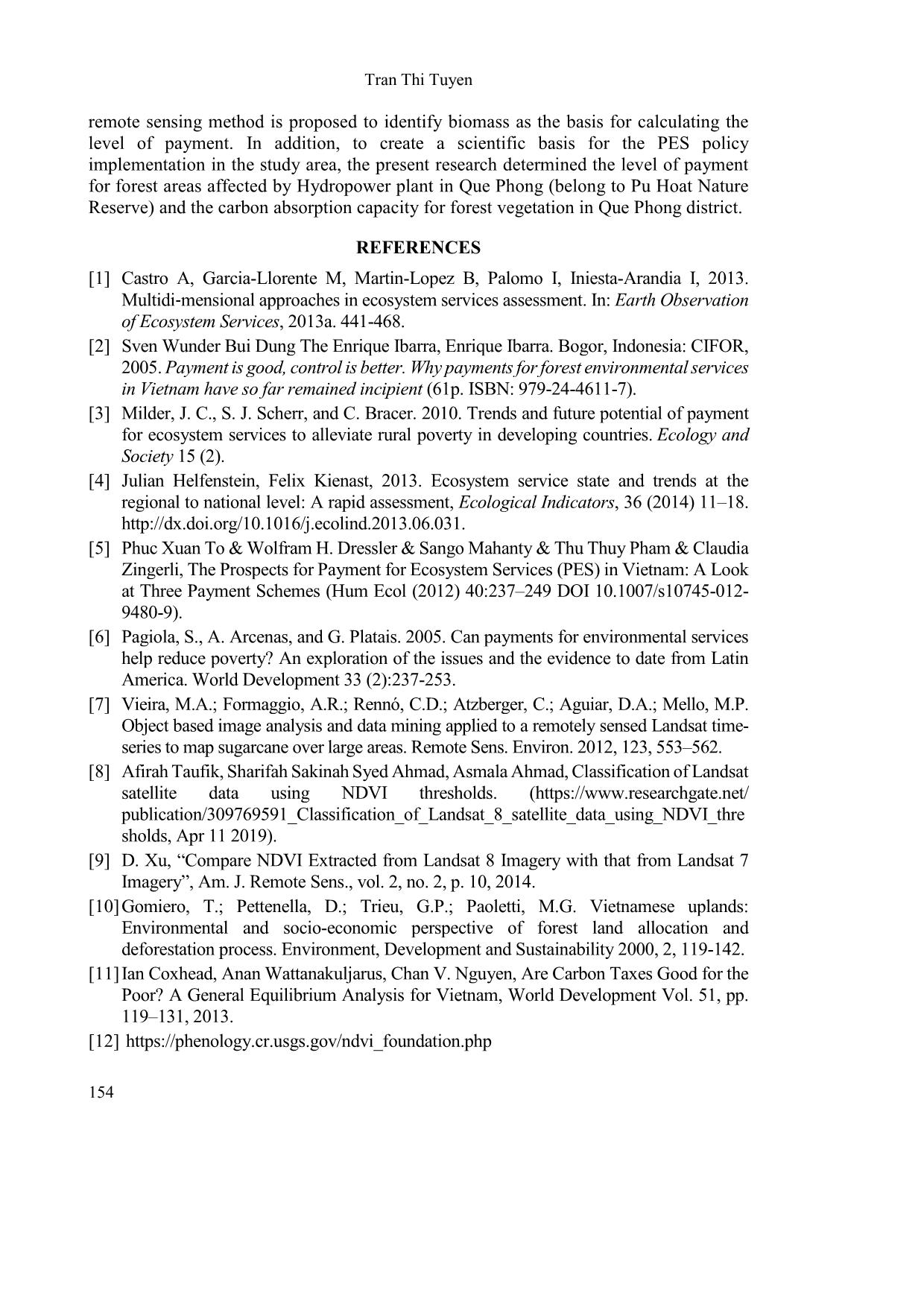 Determining forest carbon sequestration capacity by remote sensing – GIS combined with quick measurement method (Case study in Que Phong district, Nghe An province) trang 10