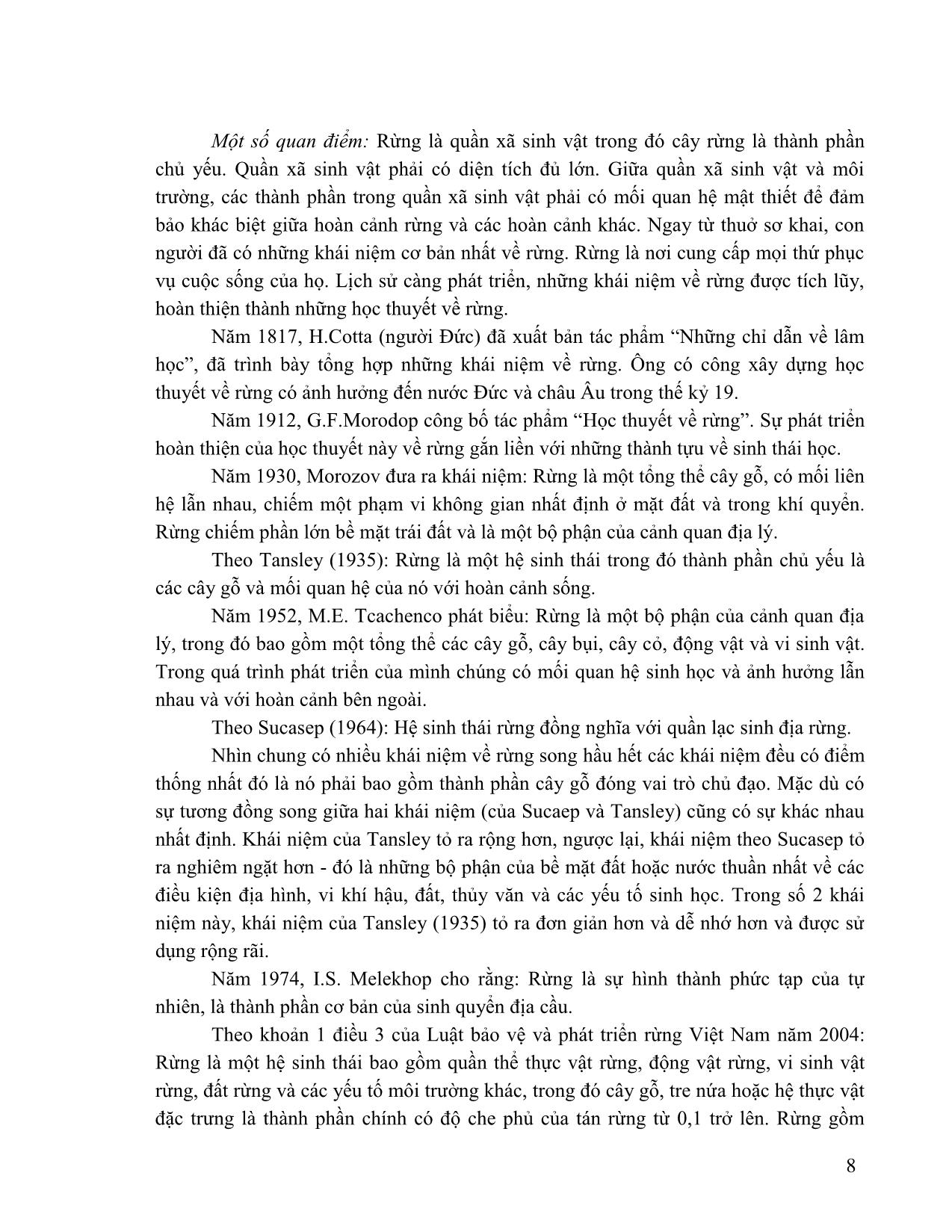 Giáo trình Lâm sinh tổng hợp trang 9