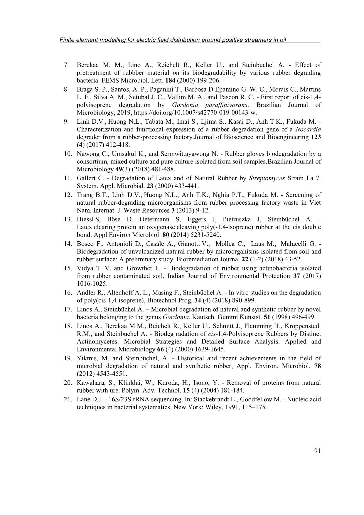 Degradation of deproteinized natural rubber by Gordonia sp. isolated from enrichment consortia trang 8