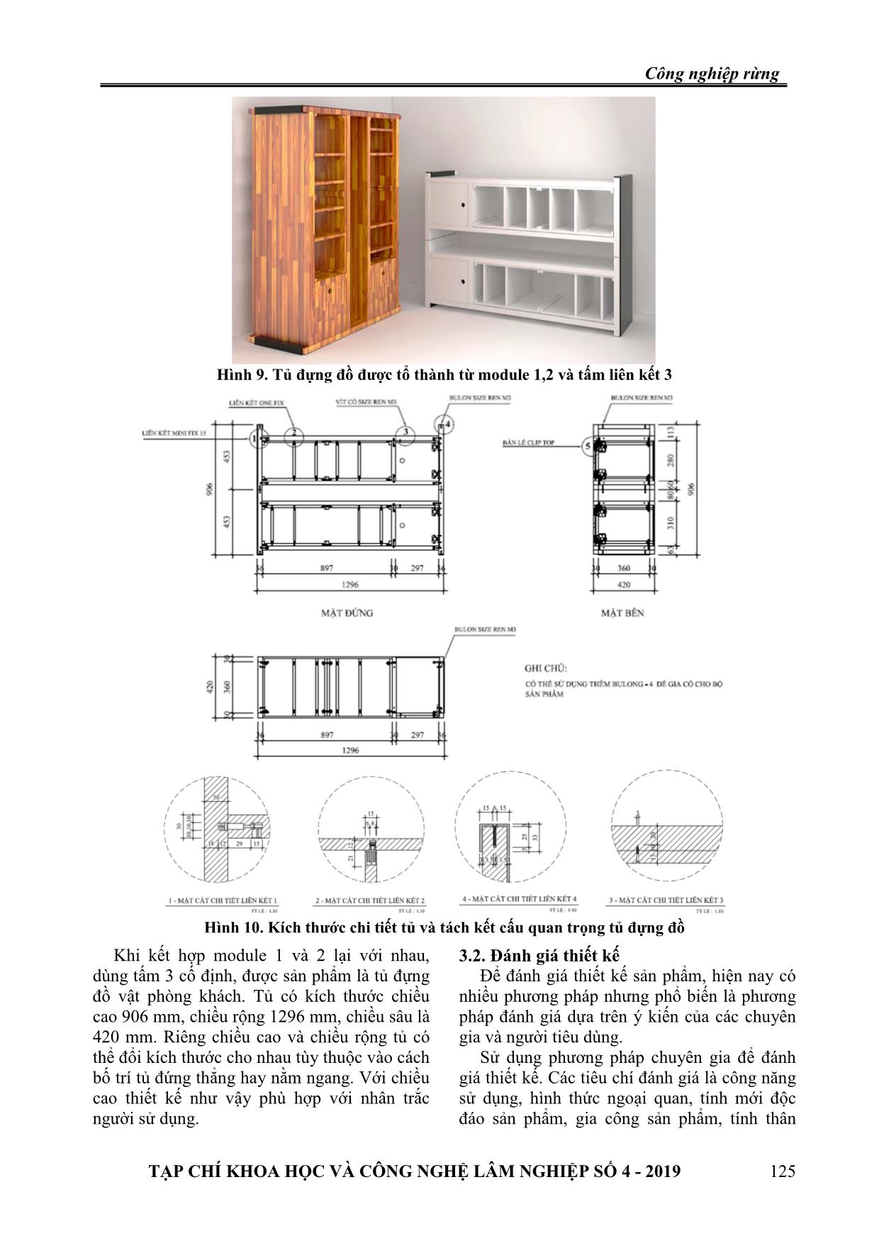 Thiết kế bộ sản phẩm bàn ghế tủ phòng khách từ module thành phần trang 7