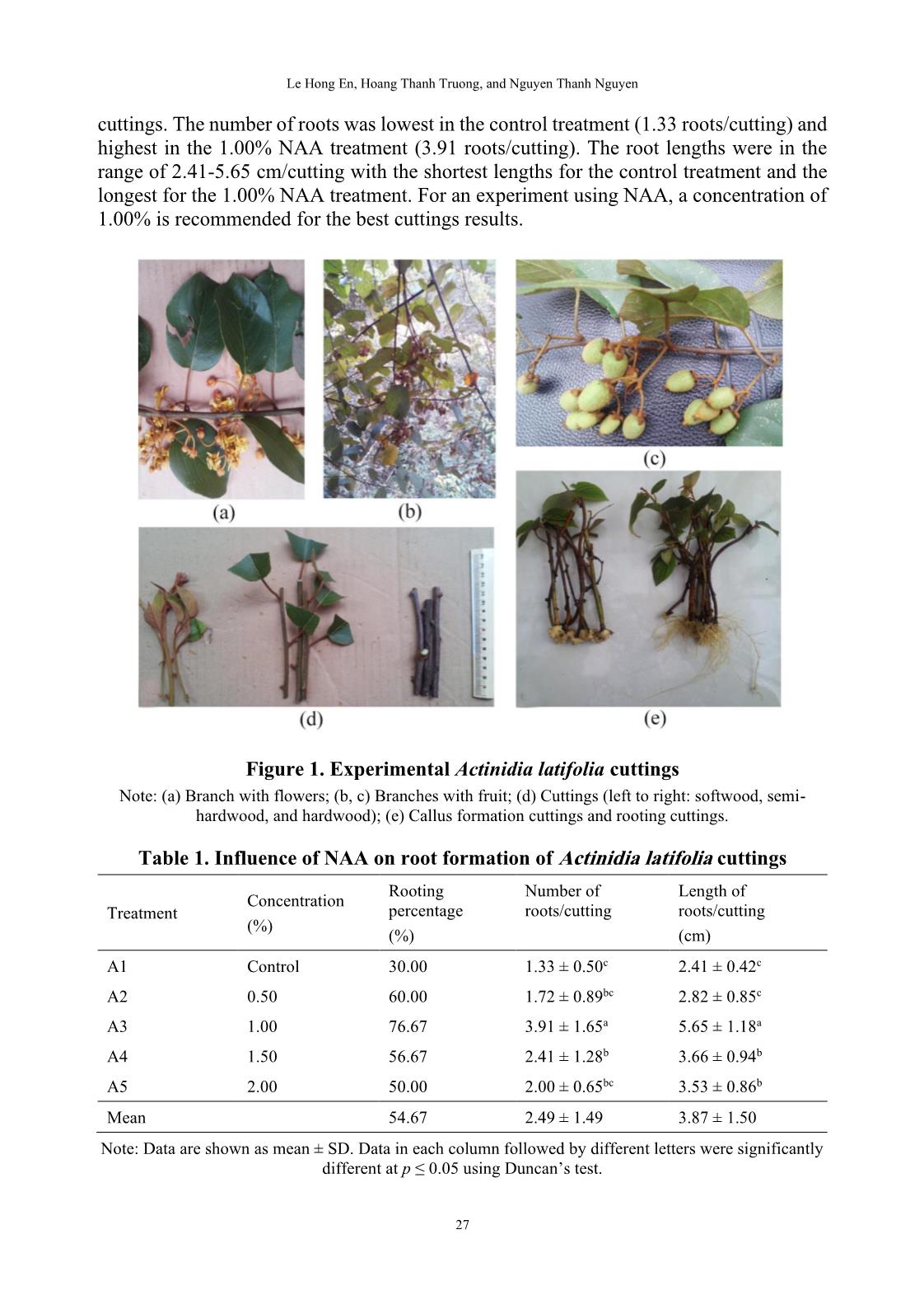 Study on the propagation of Actinidia latifolia and actinidia deliciosa in Lam Dong province, Vietnam trang 5