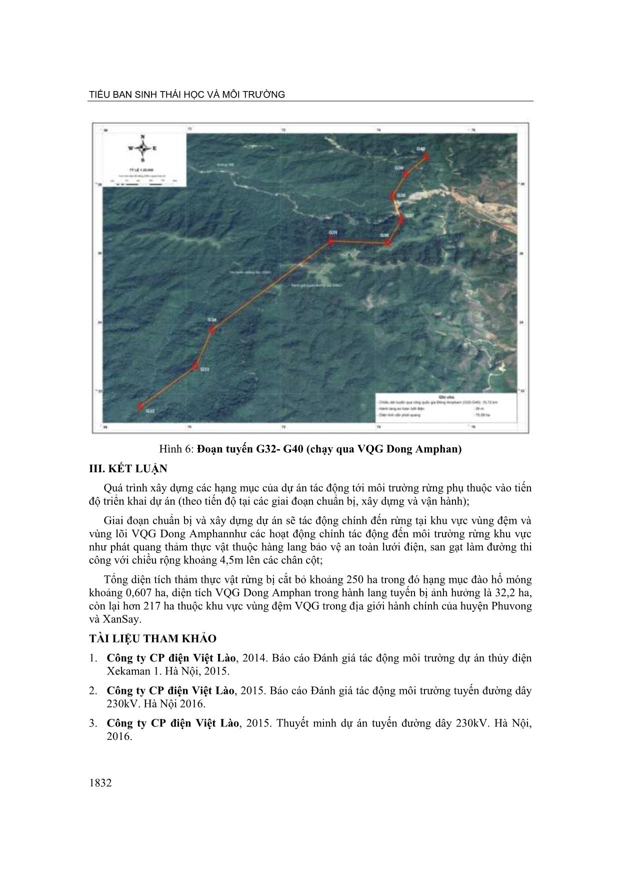 Tác động của xây dựng tuyến đường dây truyền tải 230kV đến rừng tại tỉnh Attapeu, Cộng hòa Dân chủ Nhân dân Lào trang 7
