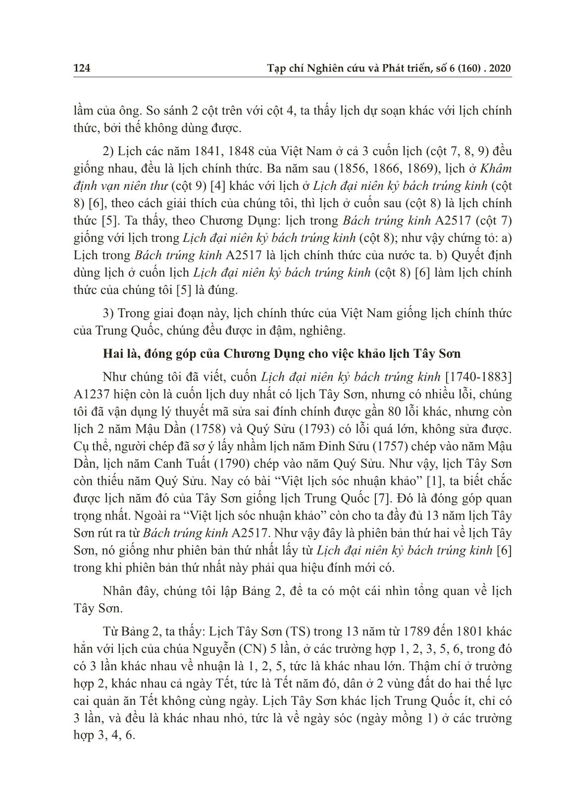 Đóng góp của Chương Dụng vào nghiên cứu lịch cổ Việt Nam trang 6