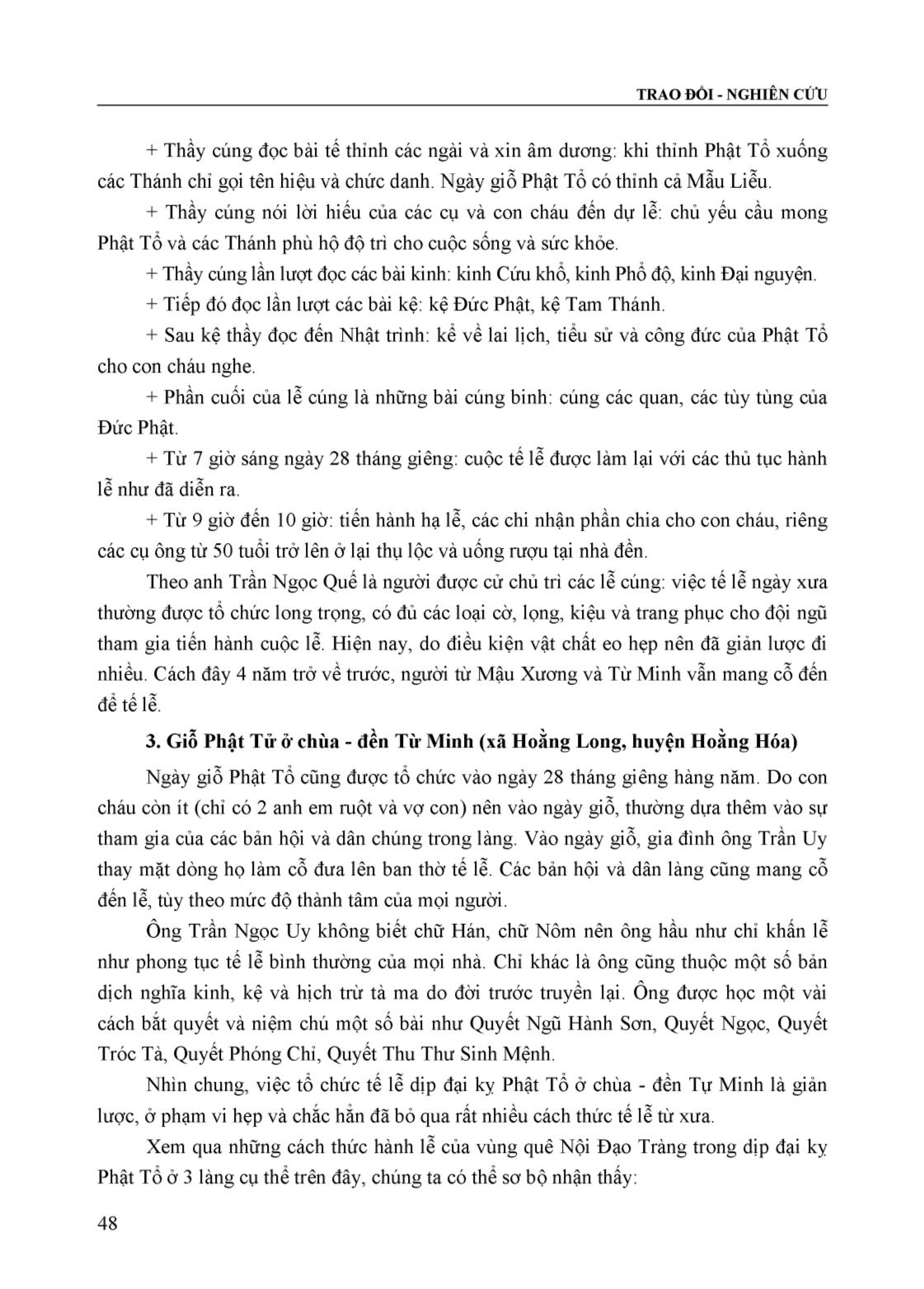 Hành lễ đại kỵ của dòng Nội Đạo Tràng ở Thanh Hóa trang 7