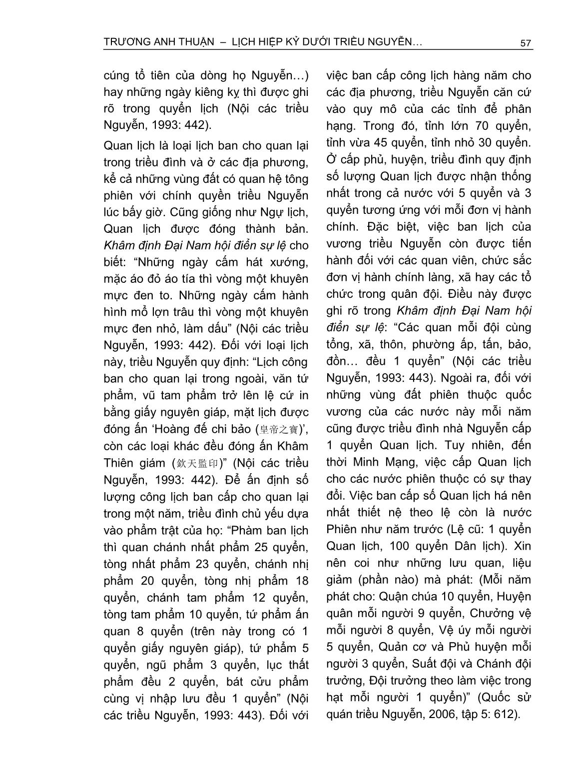 Lịch hiệp kỷ dưới triều Nguyễn (1802-1883) trang 4