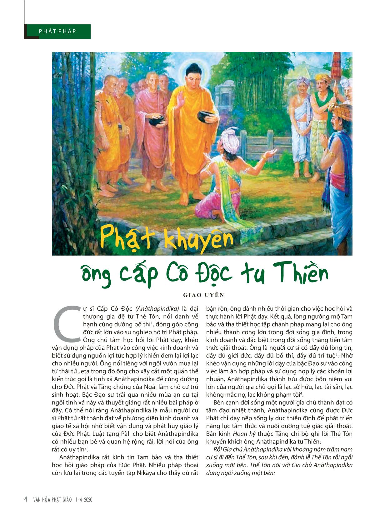Tạp chí Văn hóa Phật giáo - Số 342 trang 6