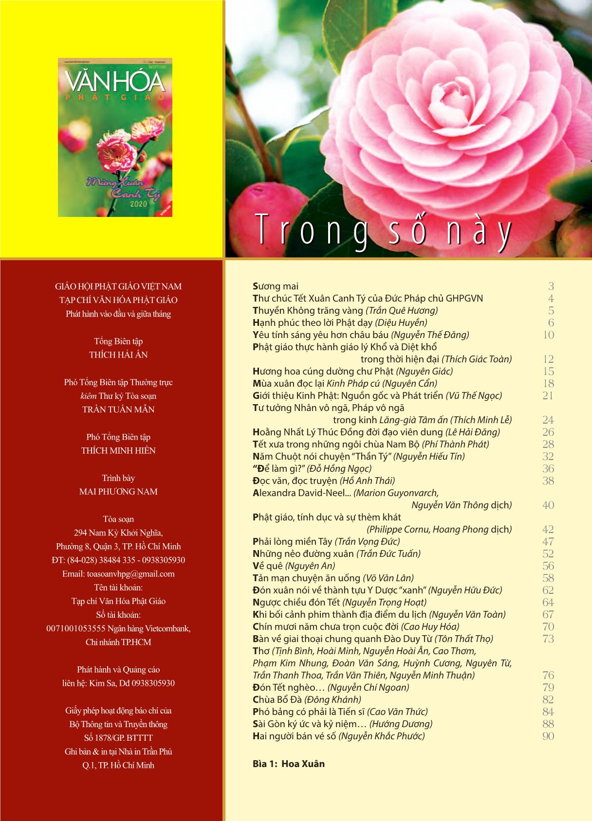 Tạp chí Văn hóa Phật giáo - Số 337+338 trang 3