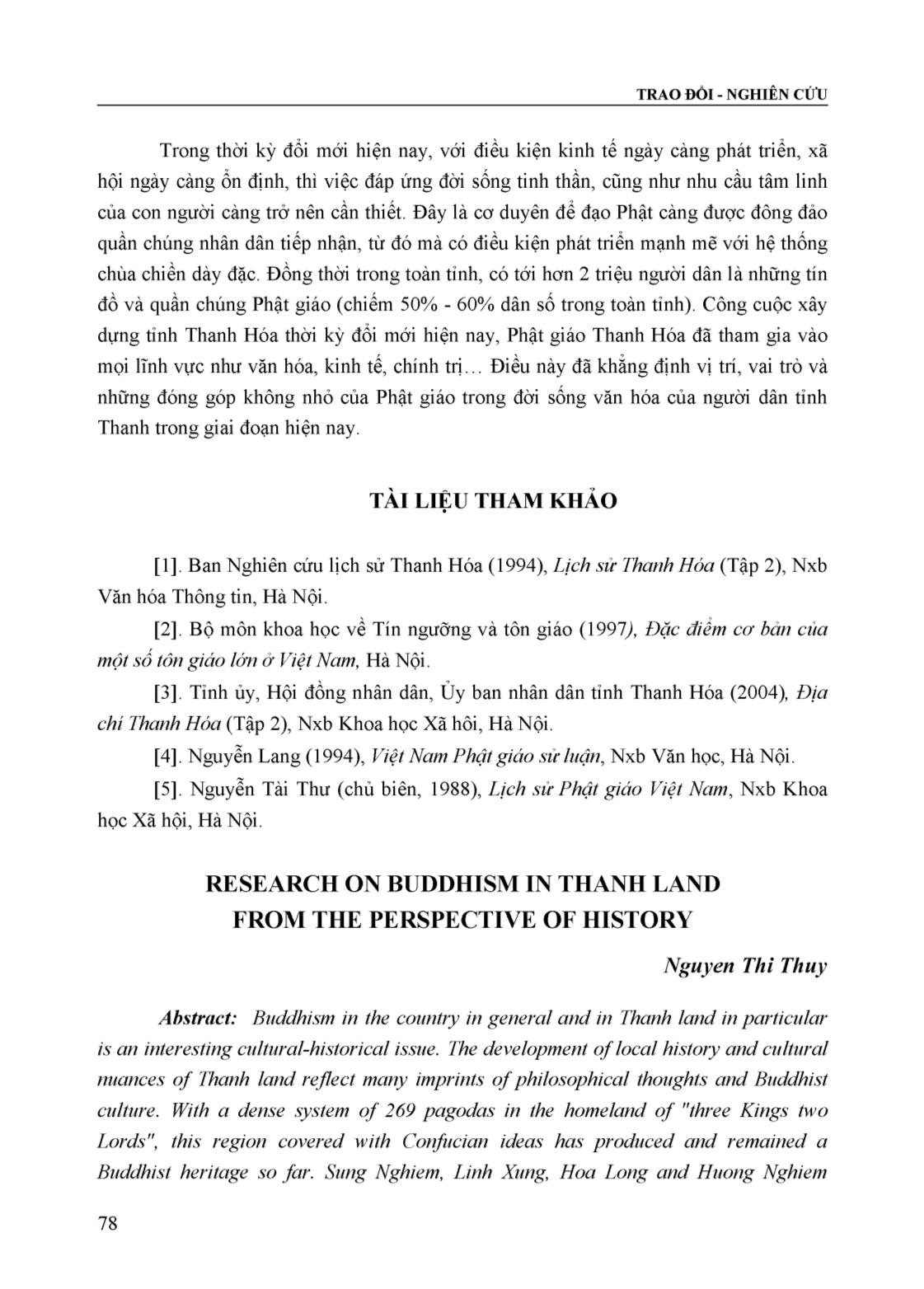 Phật giáo xứ Thanh nhìn từ góc độ lịch sử trang 7