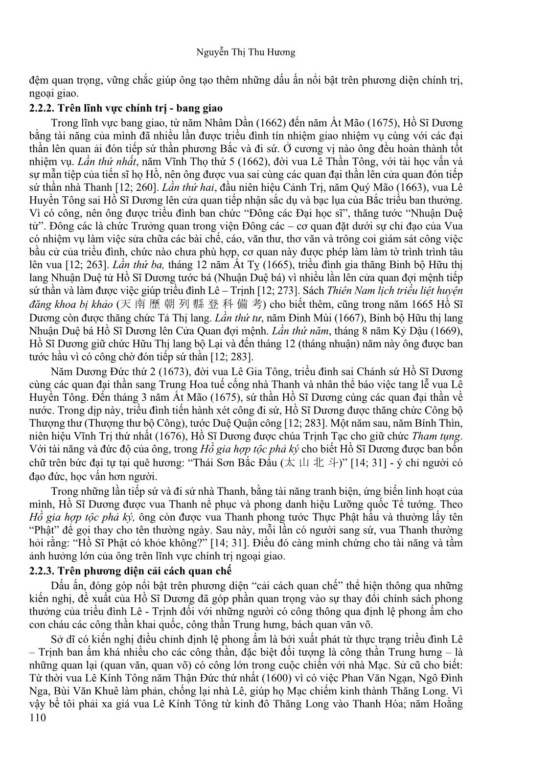 Tham tụng Hồ Sĩ Dương với những đóng góp nổi bật trong lịch sử Đại Việt thế kỉ XVII trang 4