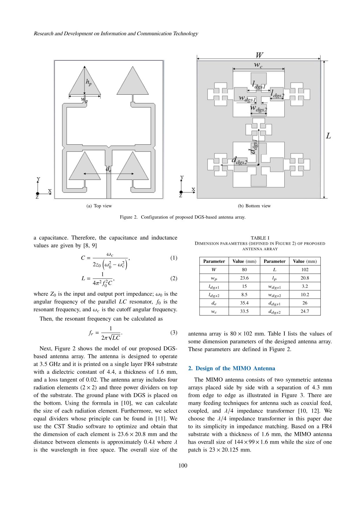 A Microstrip MIMO Antenna with Enhanced Isolation for WiMAX Applications trang 2