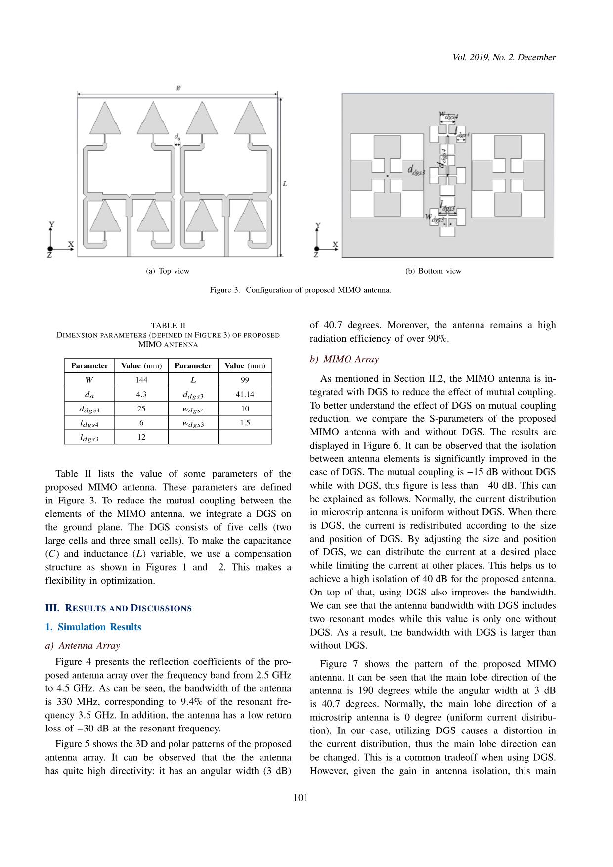 A Microstrip MIMO Antenna with Enhanced Isolation for WiMAX Applications trang 3