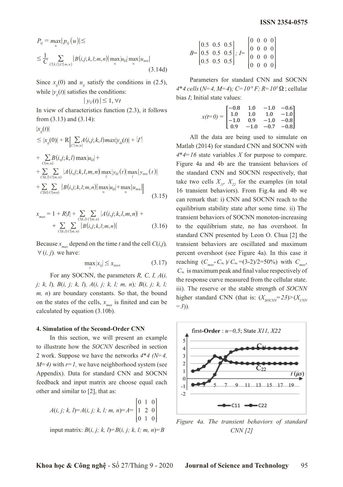 Architecture and stability of the second–order cellular neural networks trang 5