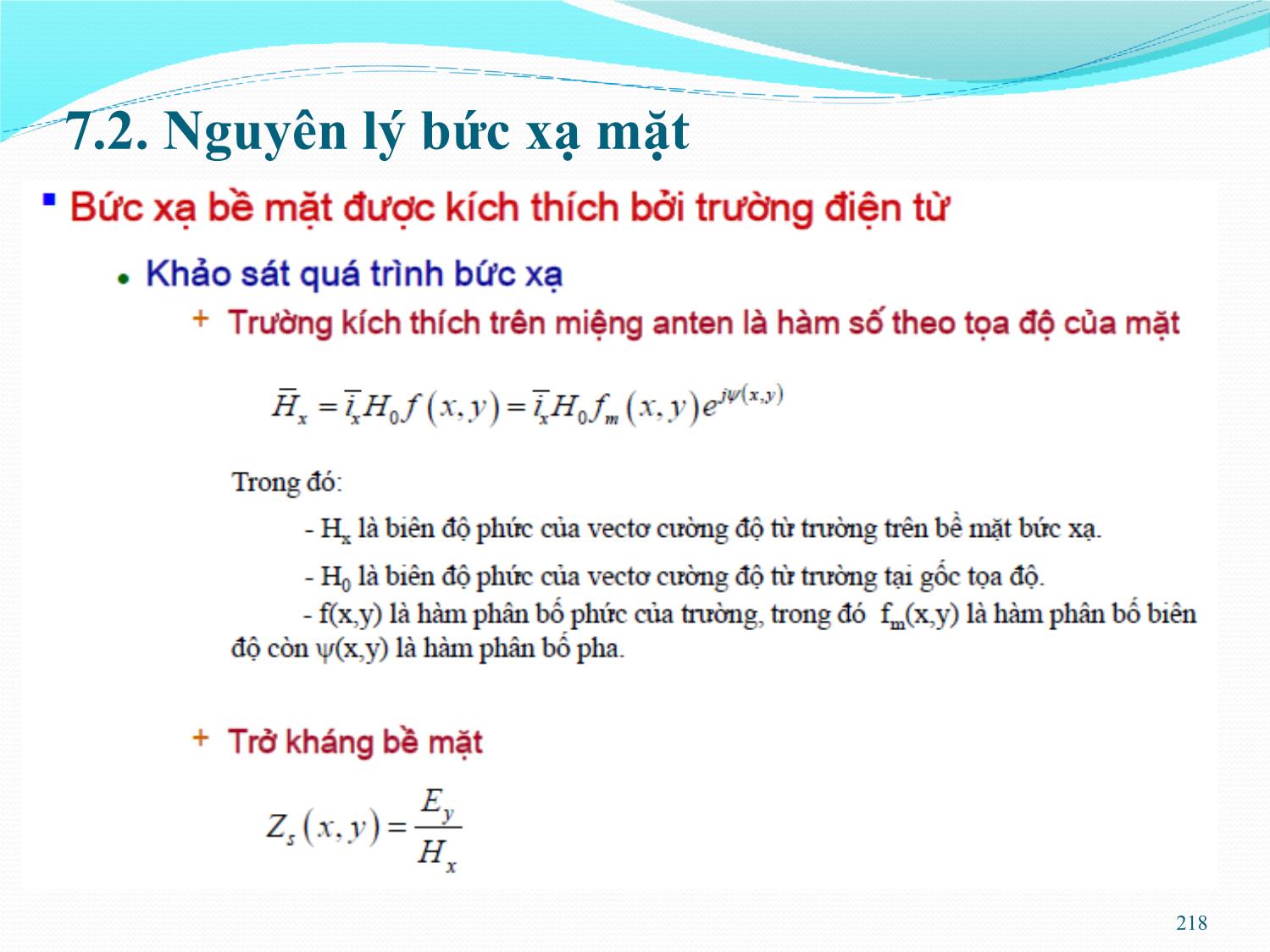 Bài giảng Kỹ thuật anten và truyền sóng - Chương 7: Anten góc mở - Nguyễn Thị Linh Phương trang 5