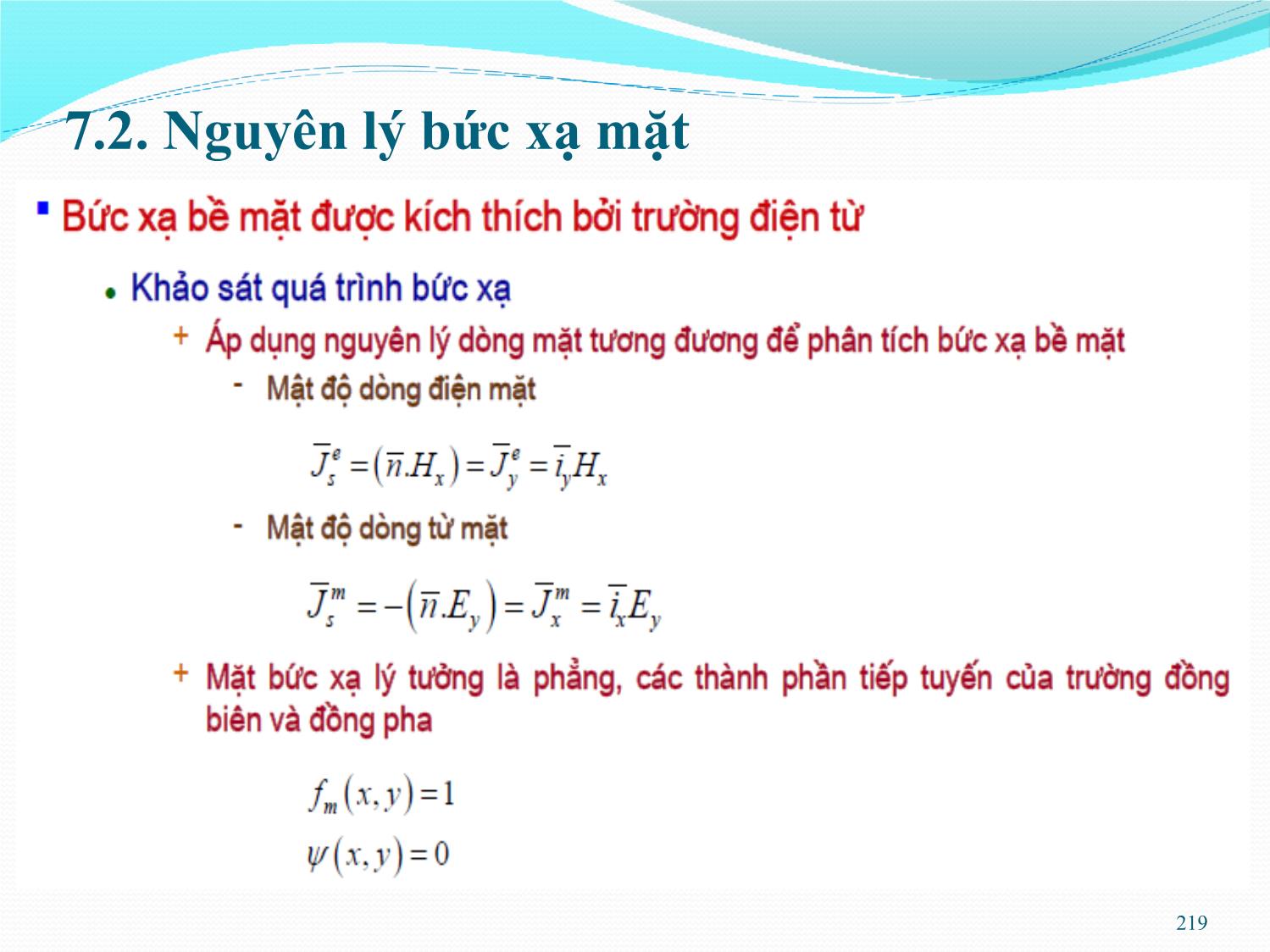 Bài giảng Kỹ thuật anten và truyền sóng - Chương 7: Anten góc mở - Nguyễn Thị Linh Phương trang 6