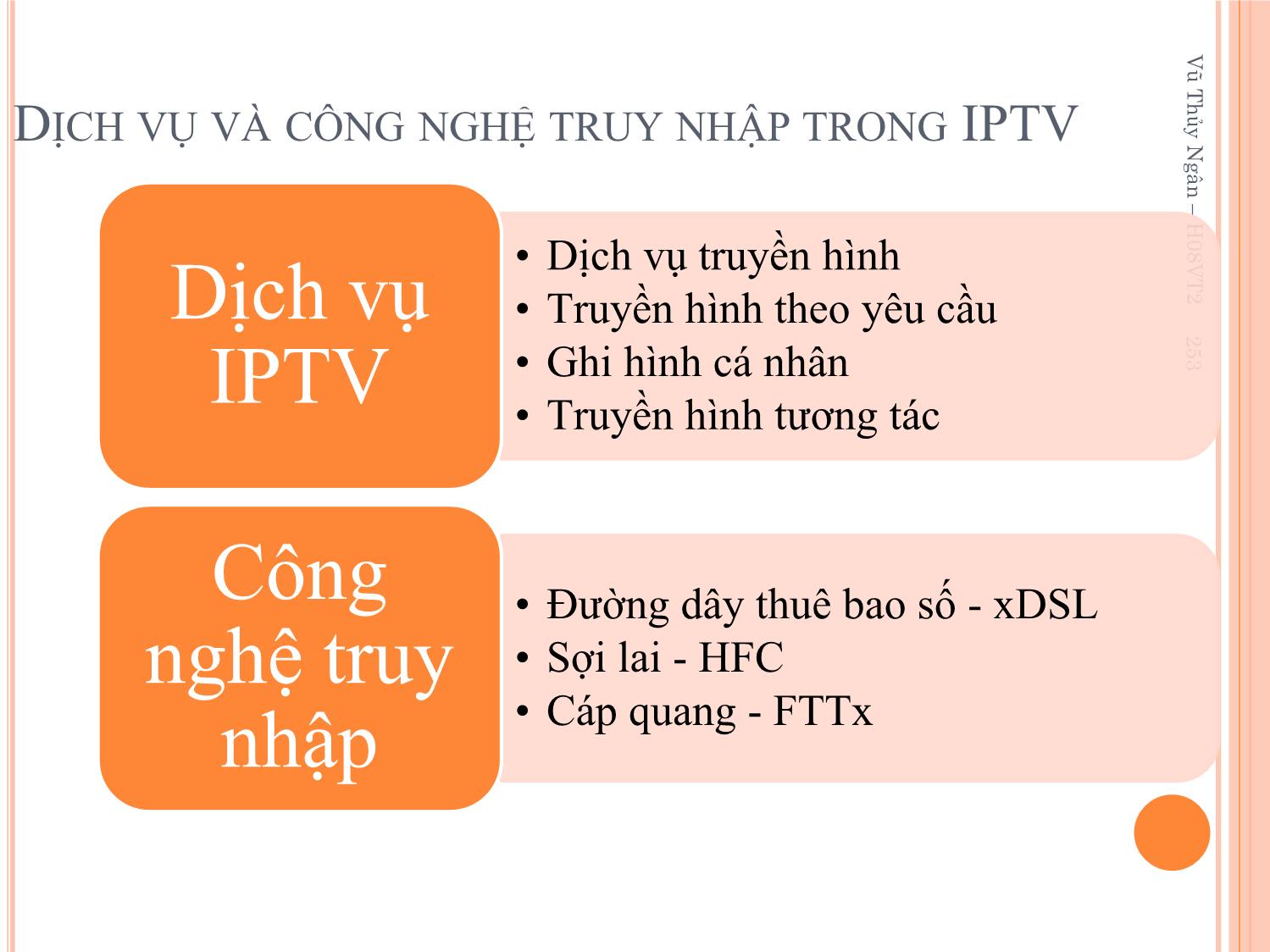 Bài giảng Kỹ thuật phát thanh và truyền hình - Chương 4: Kỹ thuật truyền hình tương tác - Vũ Thị Thúy Hà trang 8