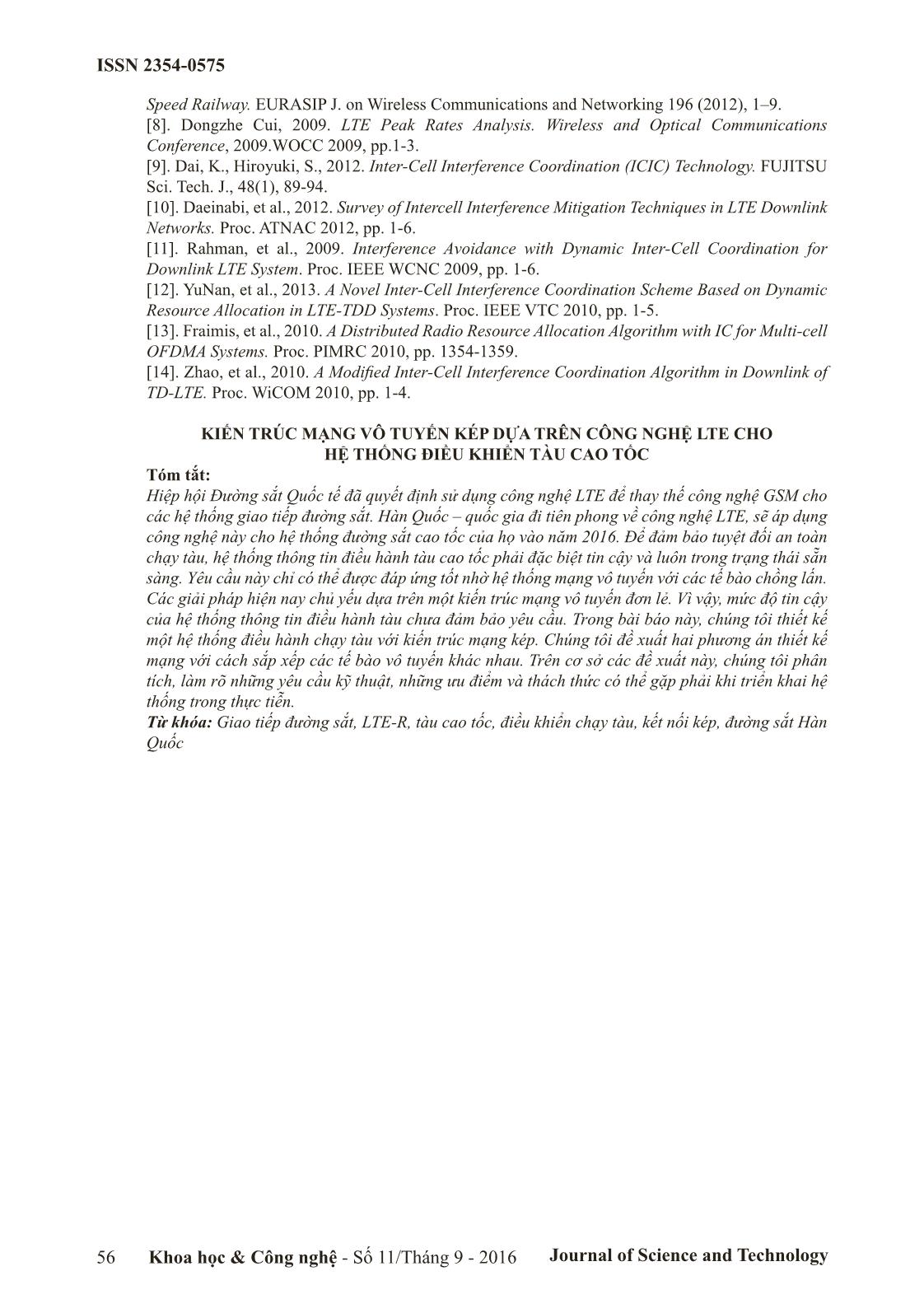 A duplicated network structure for an LTE-Based train control communication trang 5