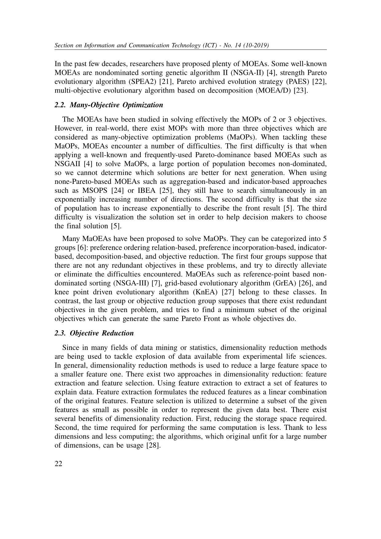 An improvement of clustering-based objective reduction method for many-objective optimization problems trang 4